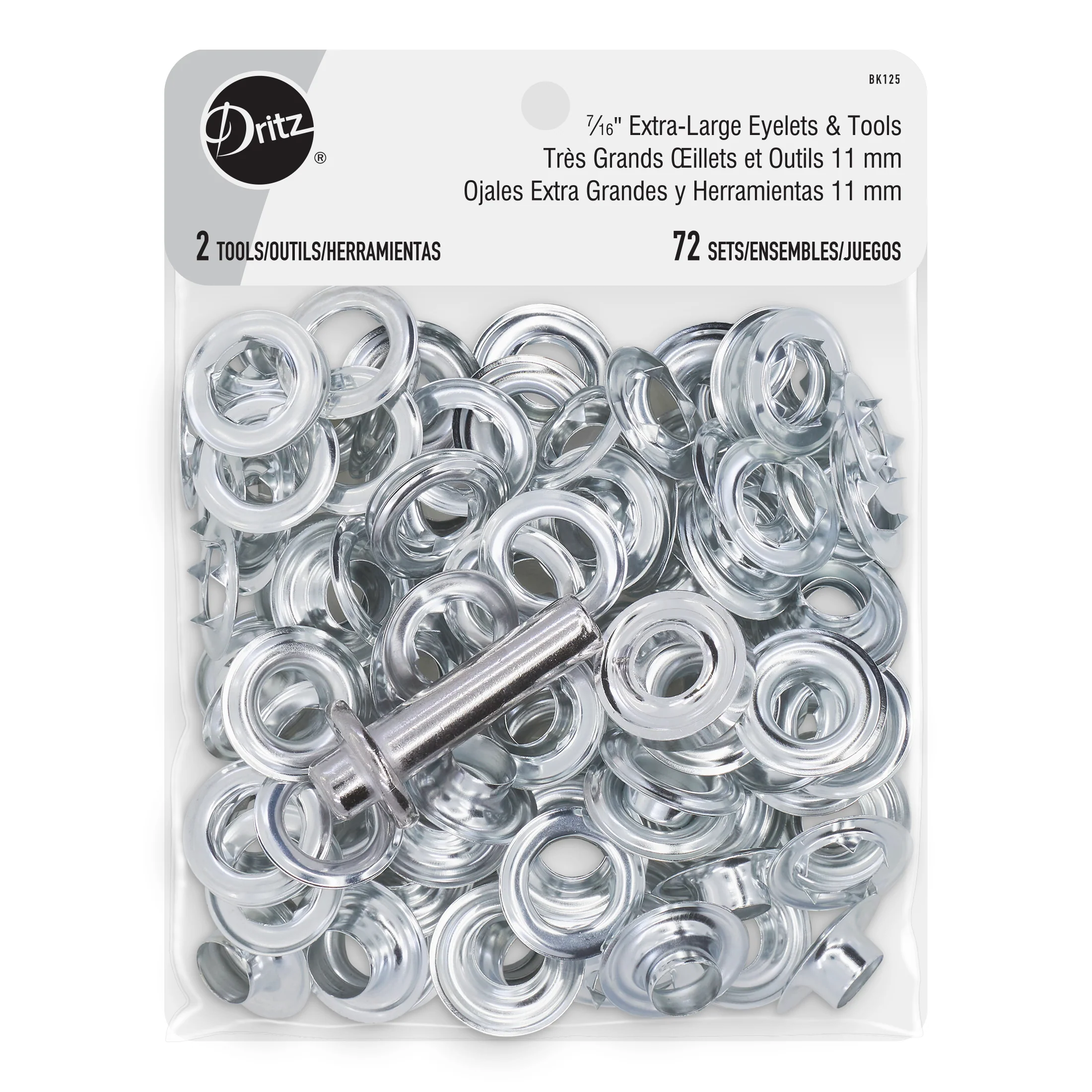 7∕16" Extra-Large Eyelets & Tools, 72 Sets - Image 9
