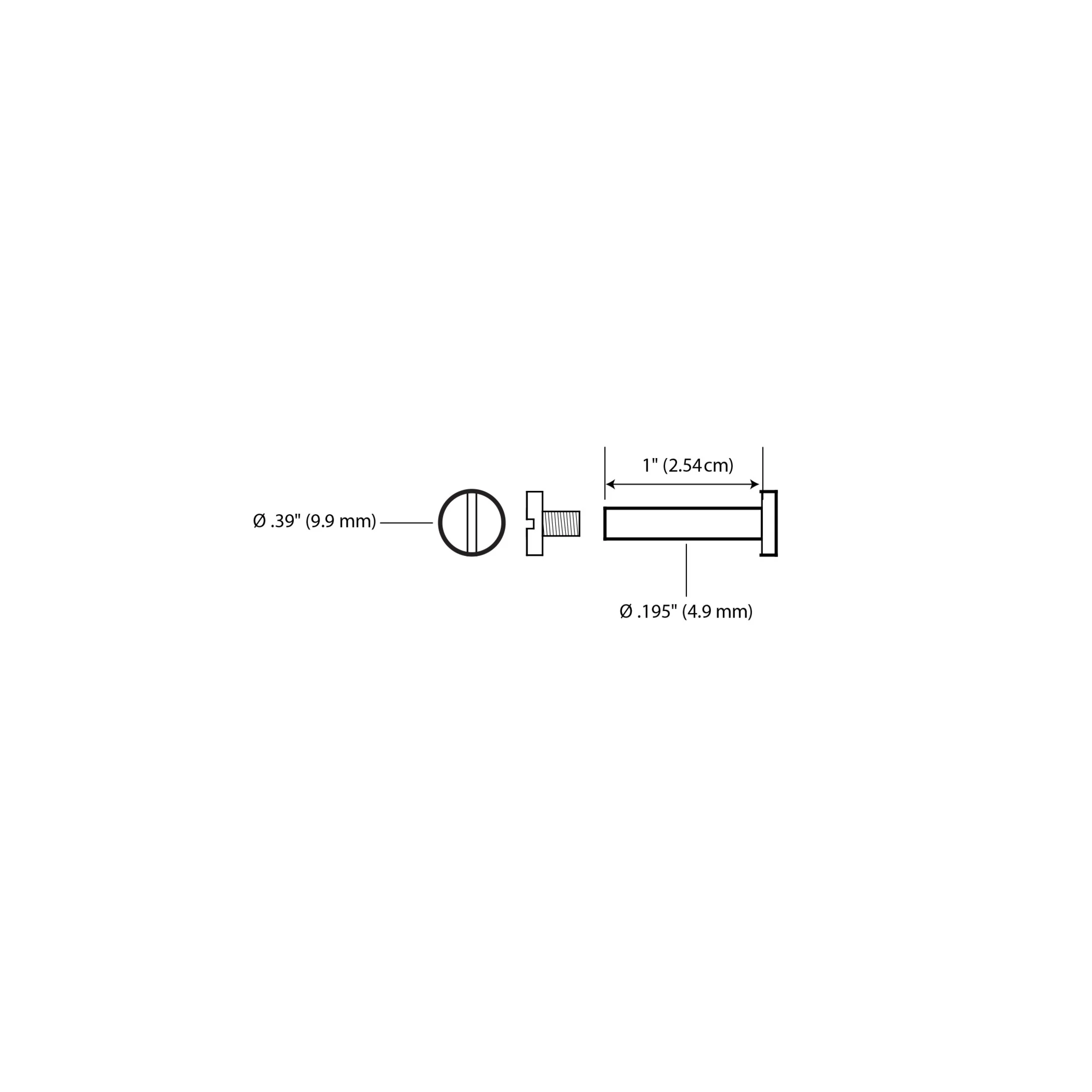 Long Post Chicago Screws, 3 pc - Image 10