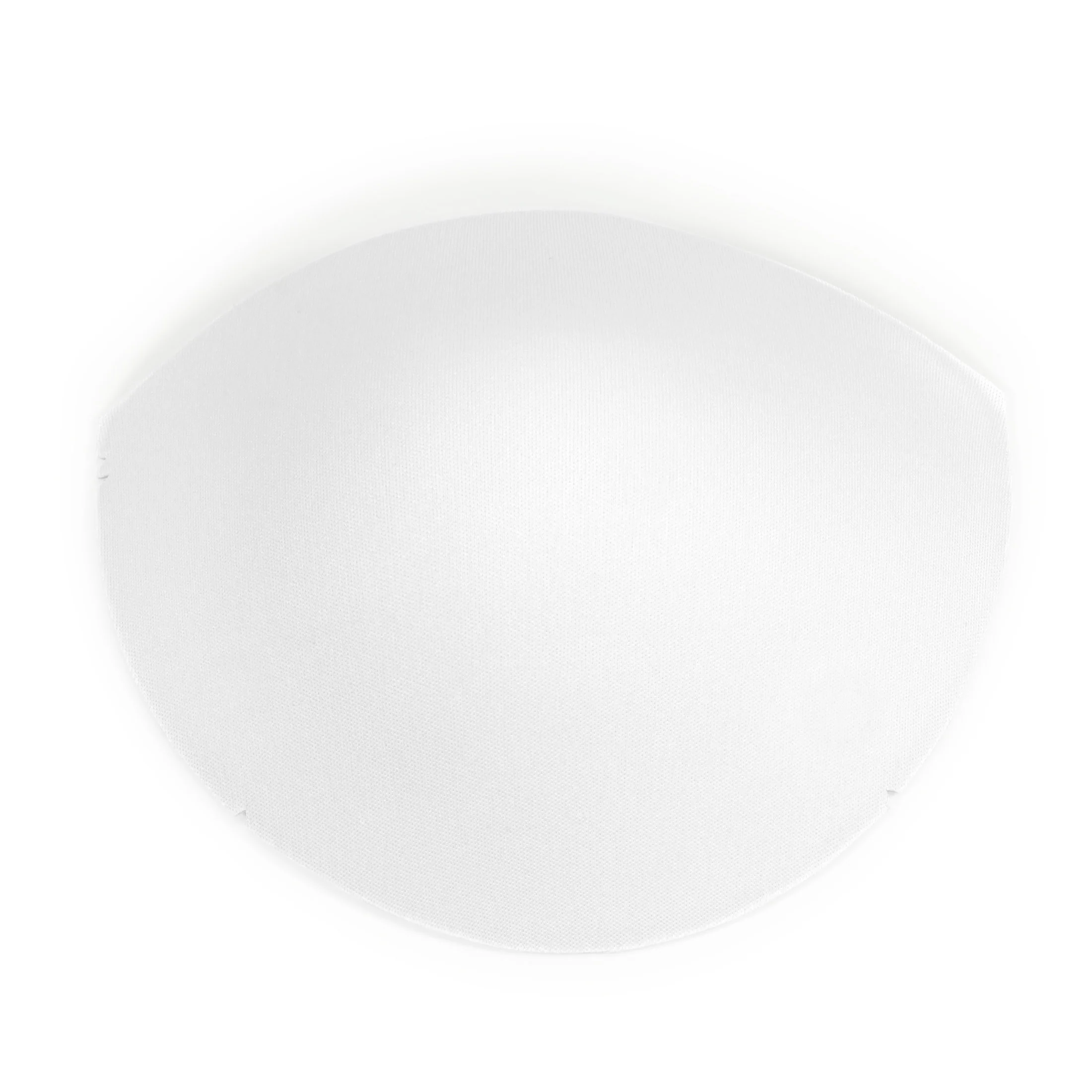 Molded Foam Bra Cups, White - Image 3