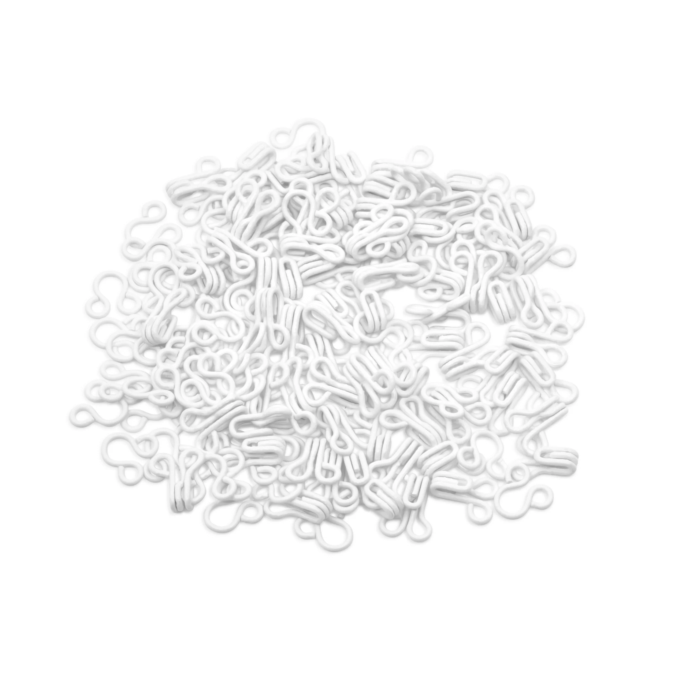 Hooks & Eyes, 72 Sets, White - Image 5