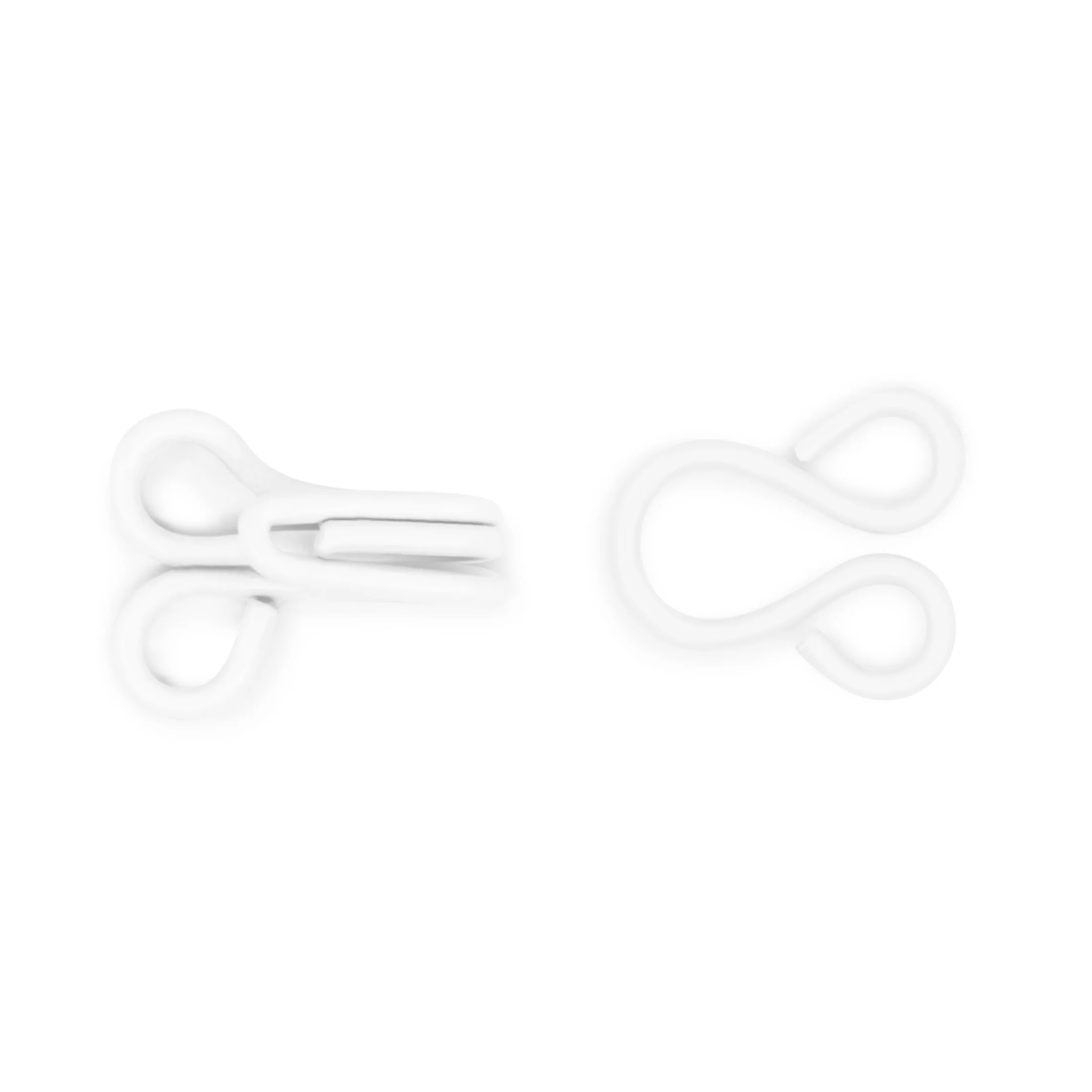 Hooks & Eyes, 72 Sets, White - Image 8