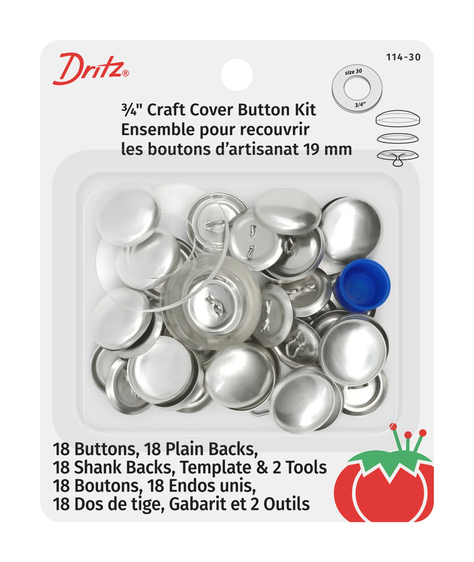 Craft Cover Button Kit