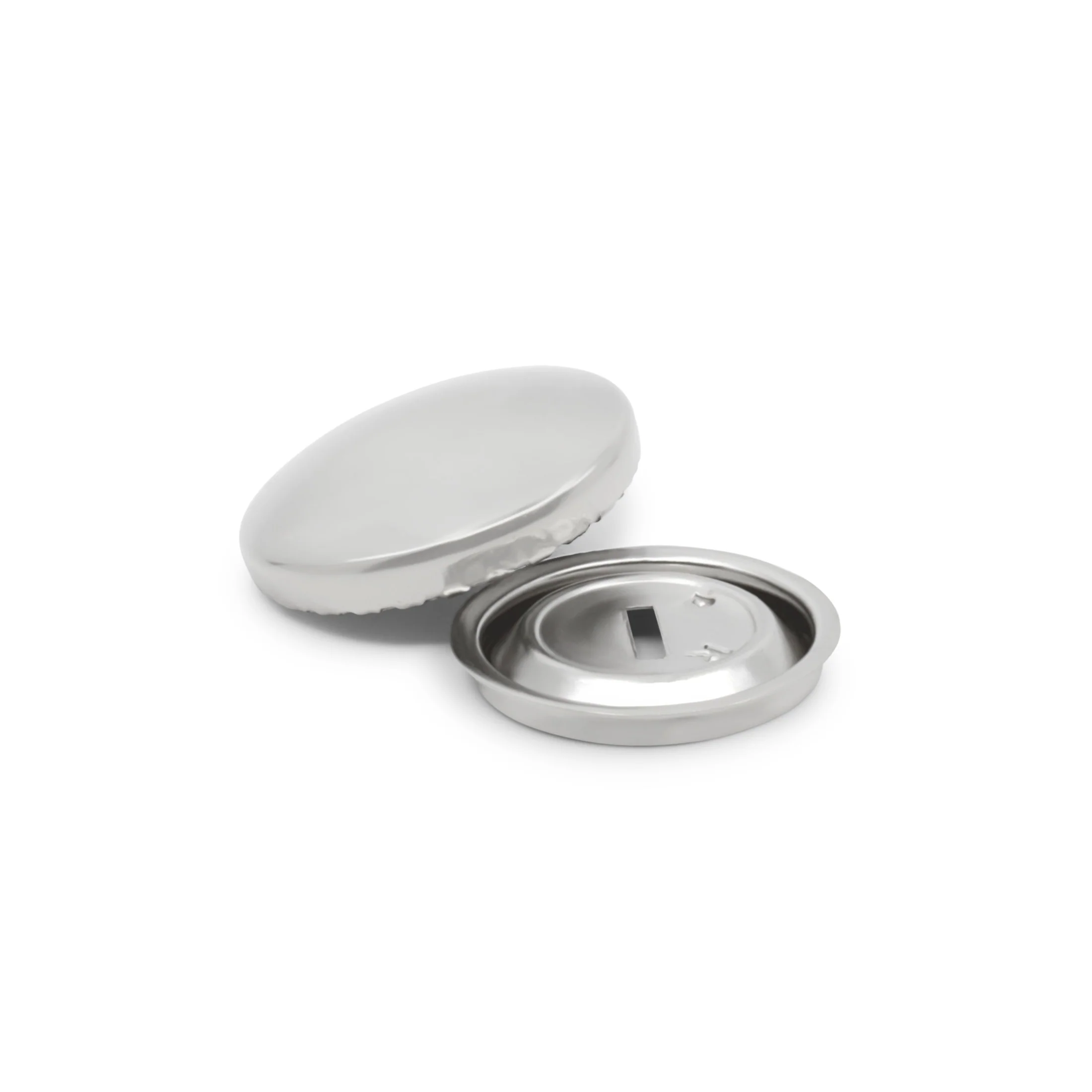 Half Ball Cover Buttons, Nickel - Image 10