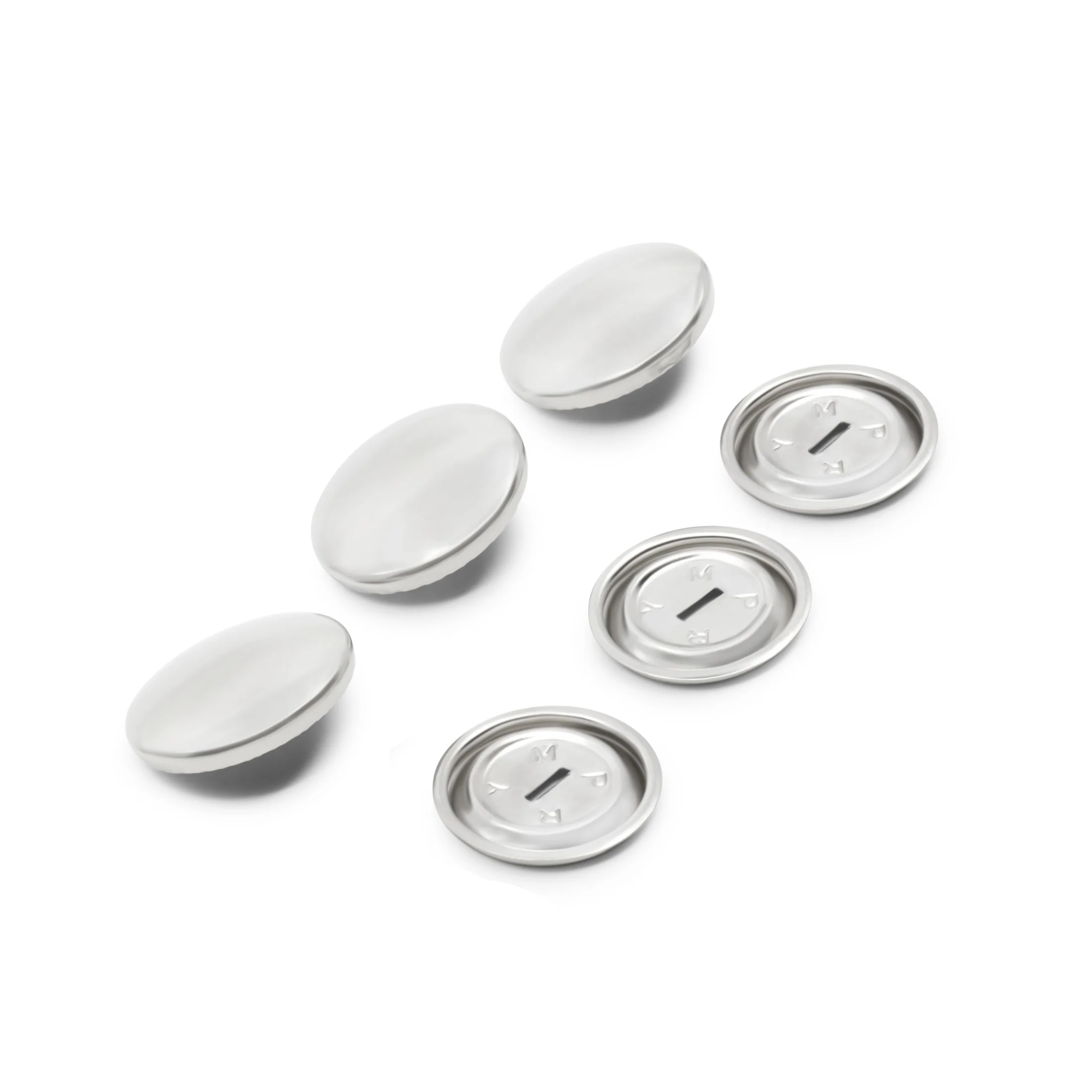 Half Ball Cover Buttons, Nickel - Image 16