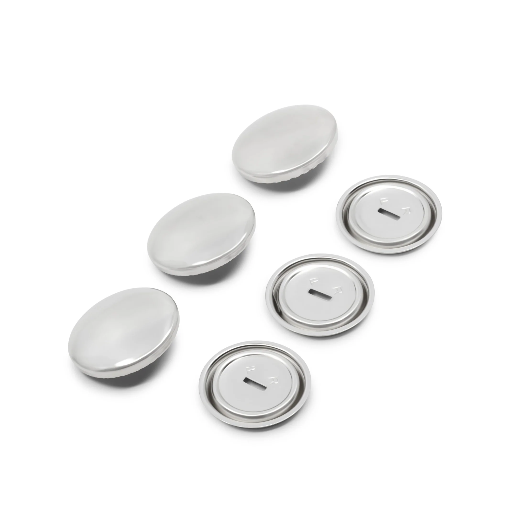 Half Ball Cover Buttons, Nickel - Image 20