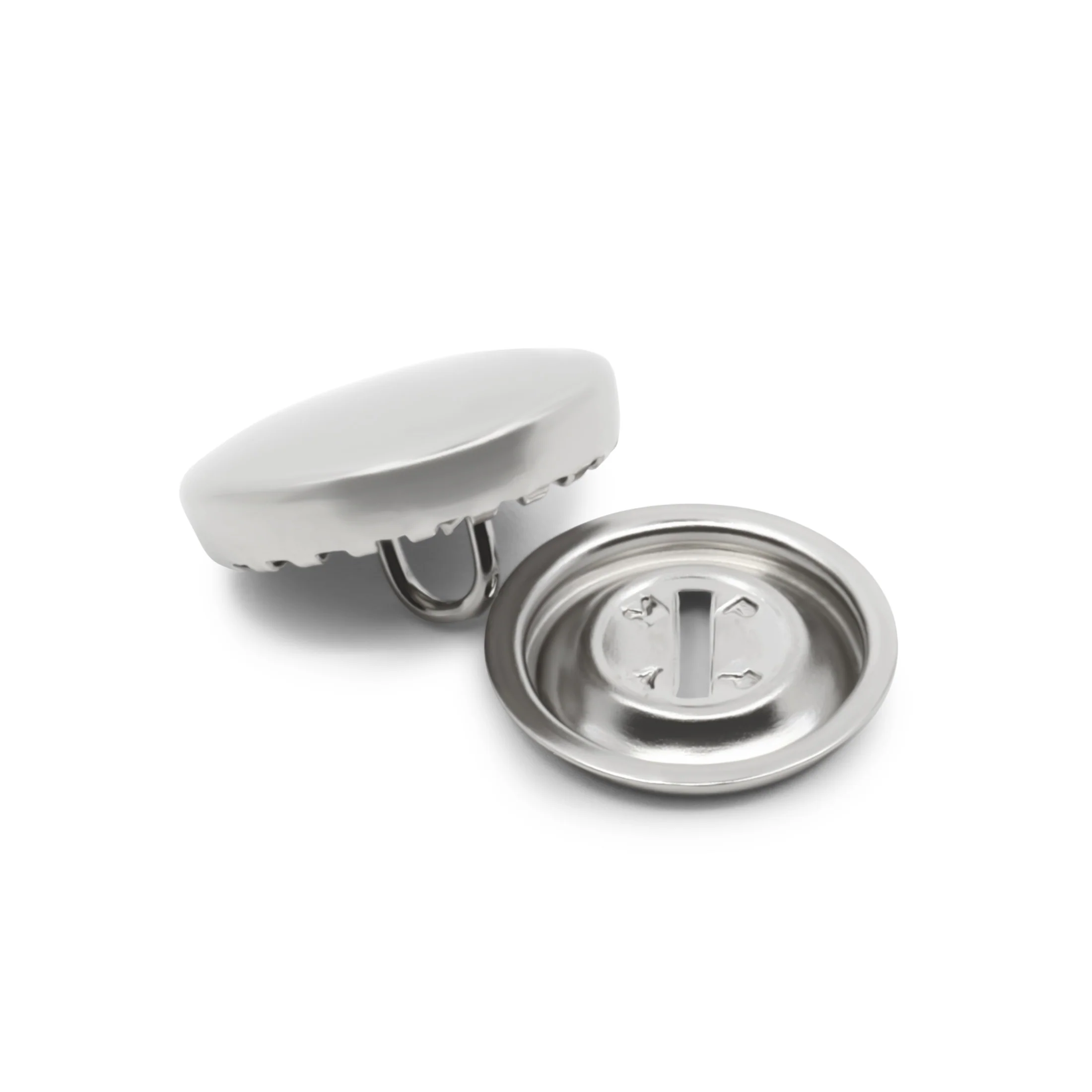 Half Ball Cover Buttons, Nickel - Image 6