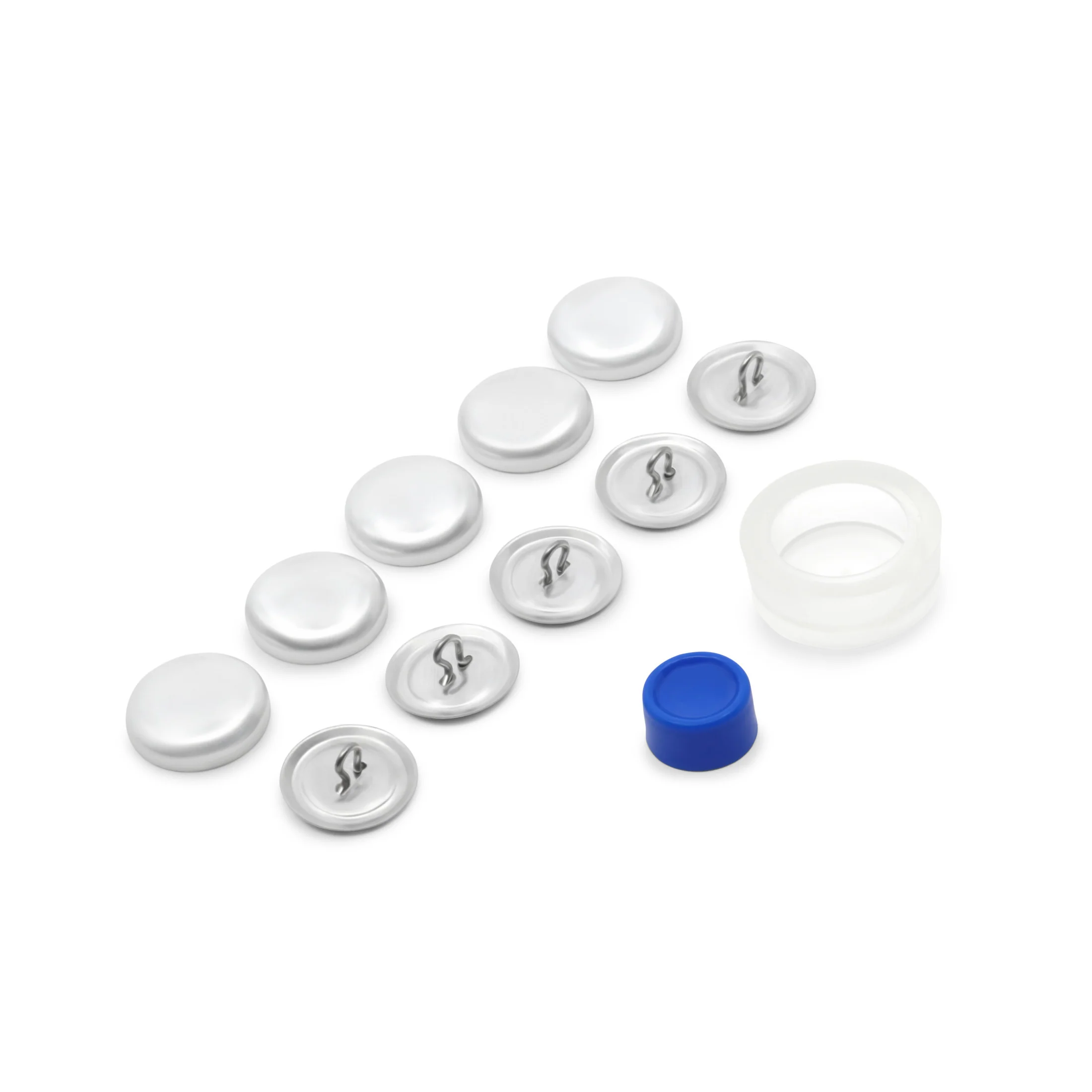 Cover Button Kit, Nickel - Image 8