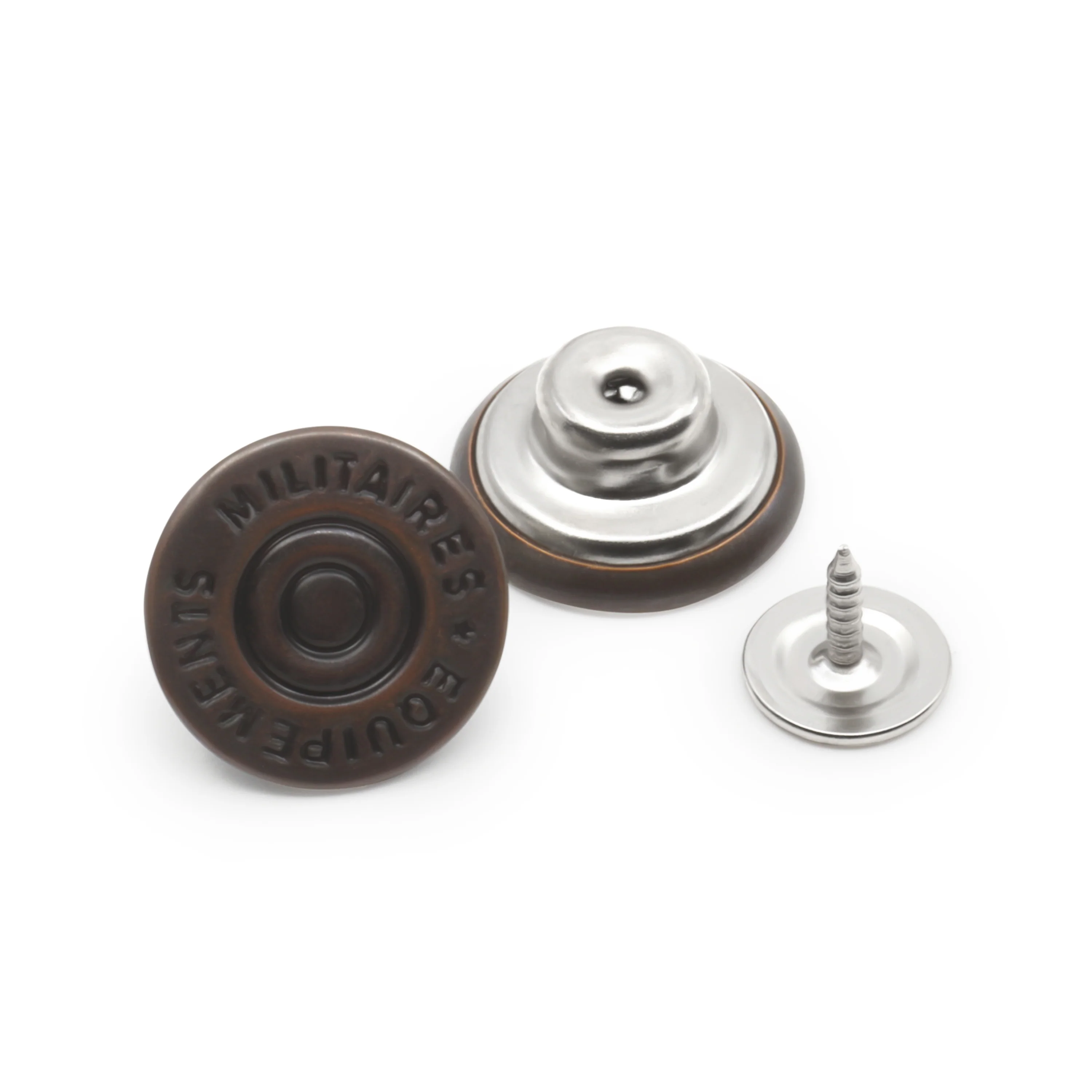 5/8" Dungaree Buttons, 4 pc - Image 3