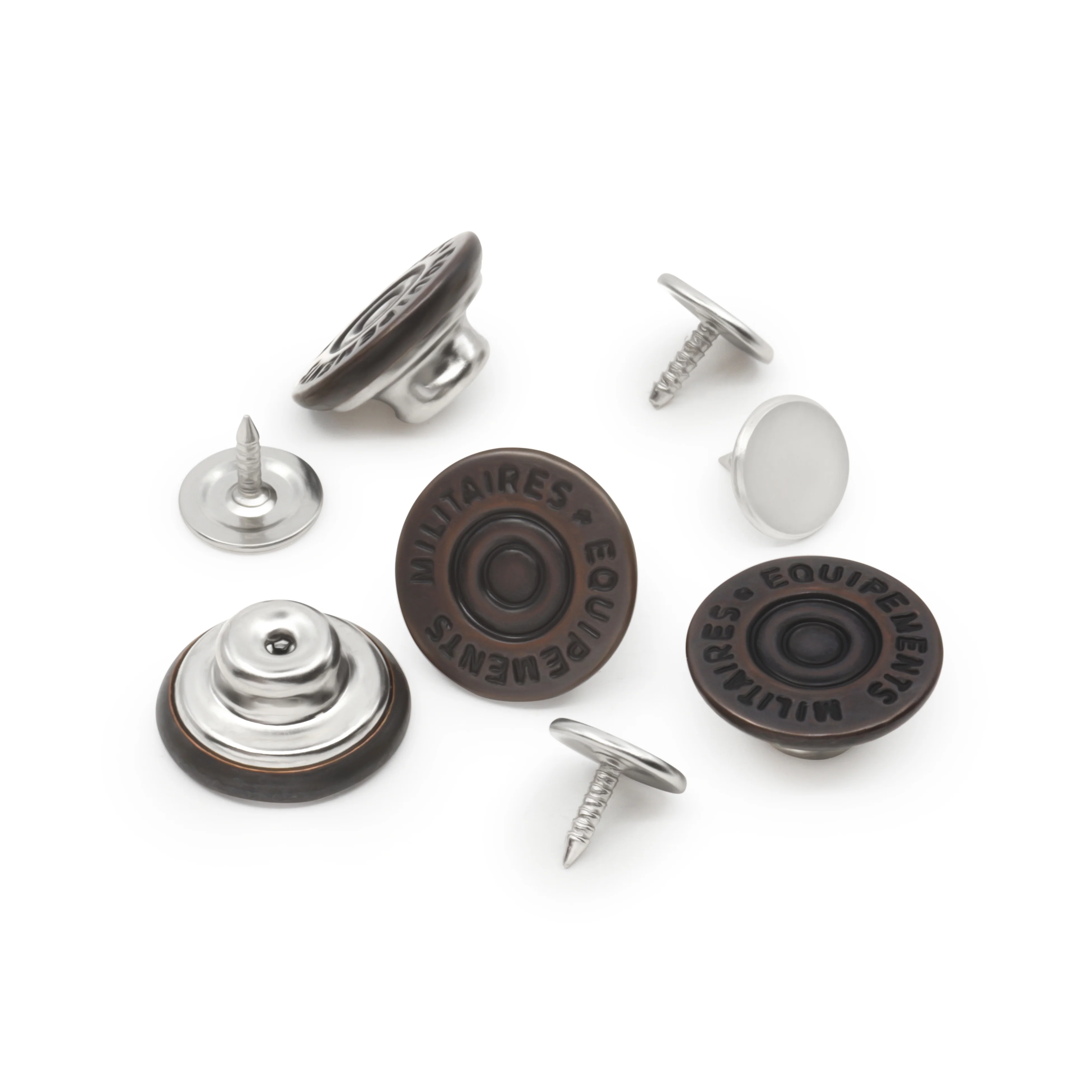 5/8" Dungaree Buttons, 4 pc - Image 5
