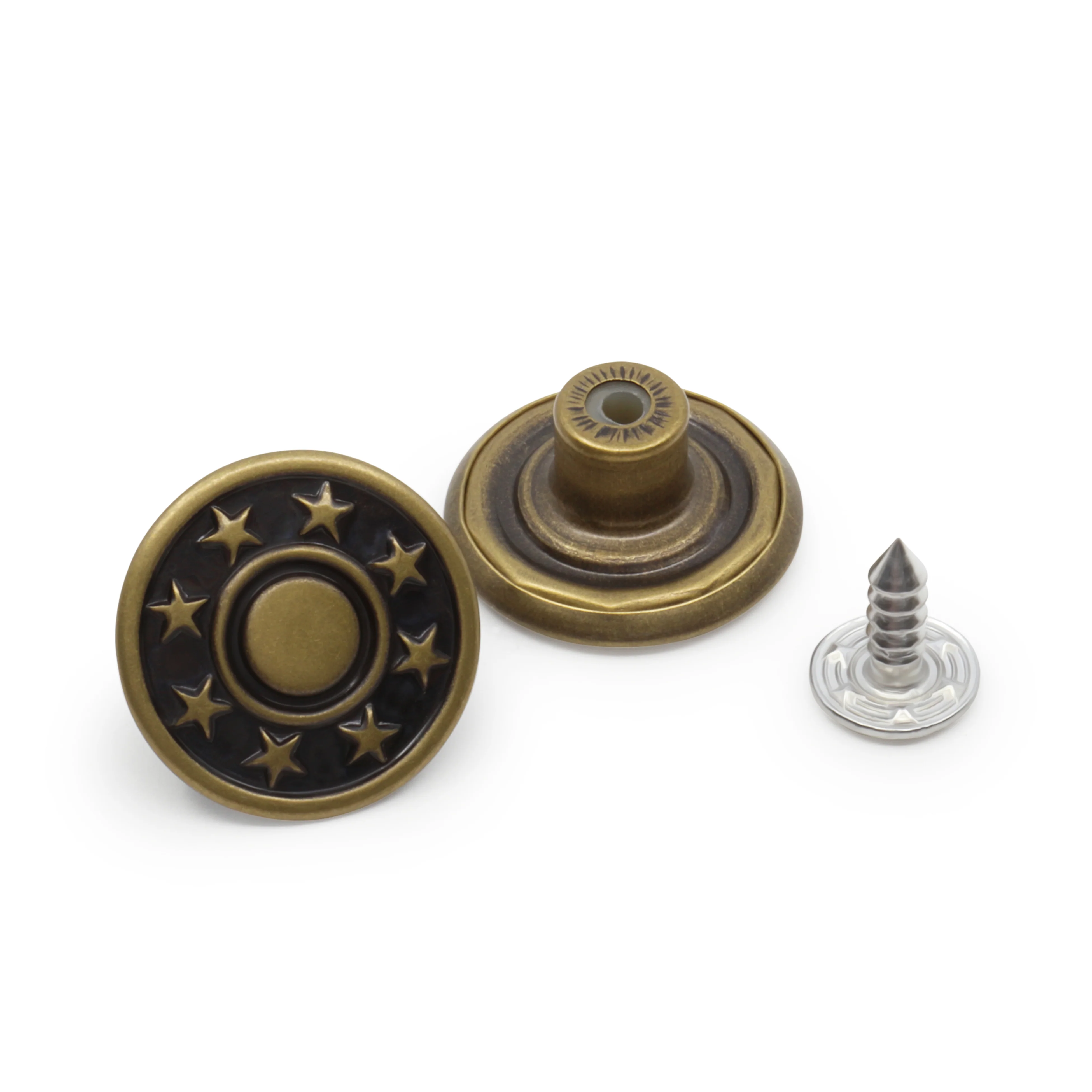 Jean Buttons, 6 pc - Image 3