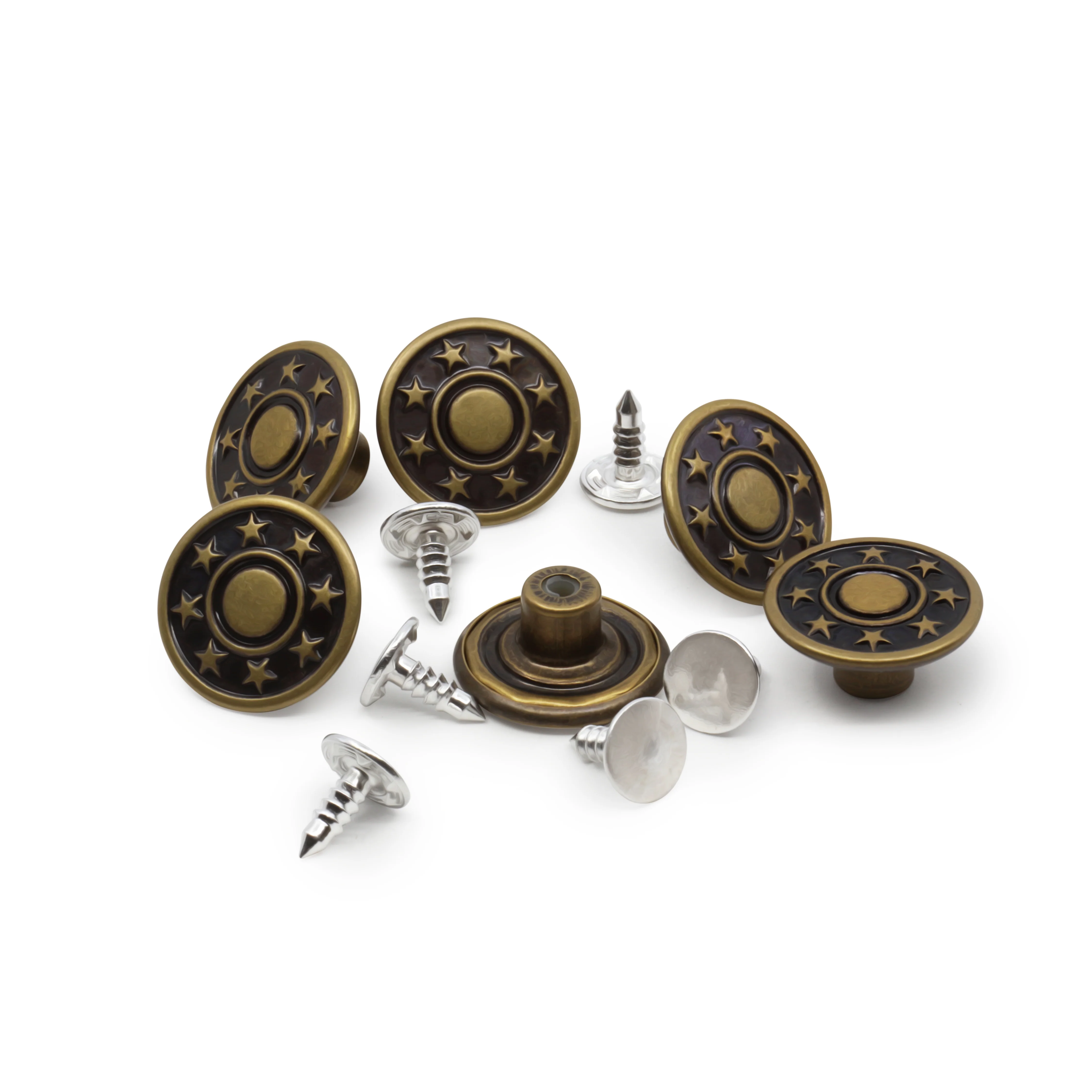 Jean Buttons, 6 pc - Image 5