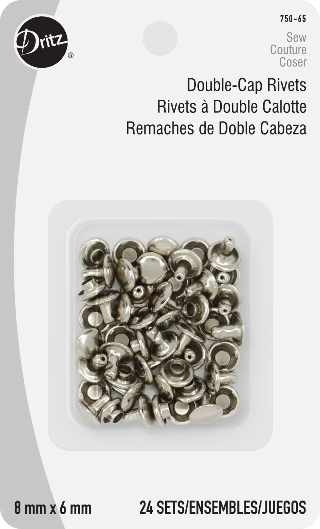 Double-Cap Rivets, 24 Sets - Image 15