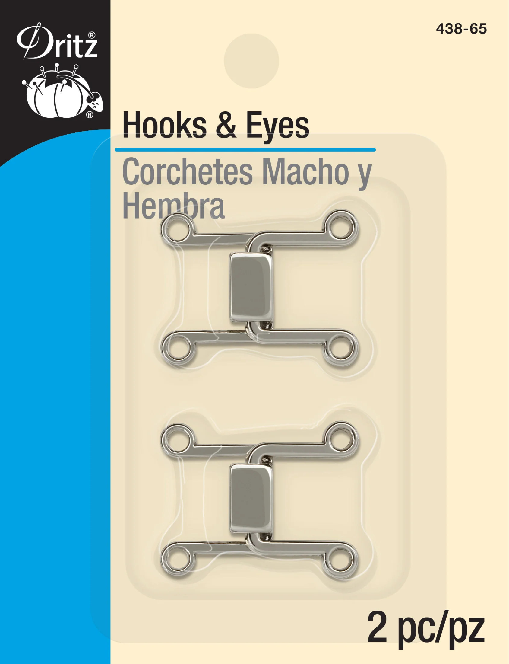 Hooks & Eyes, 2 Sets - Image 6