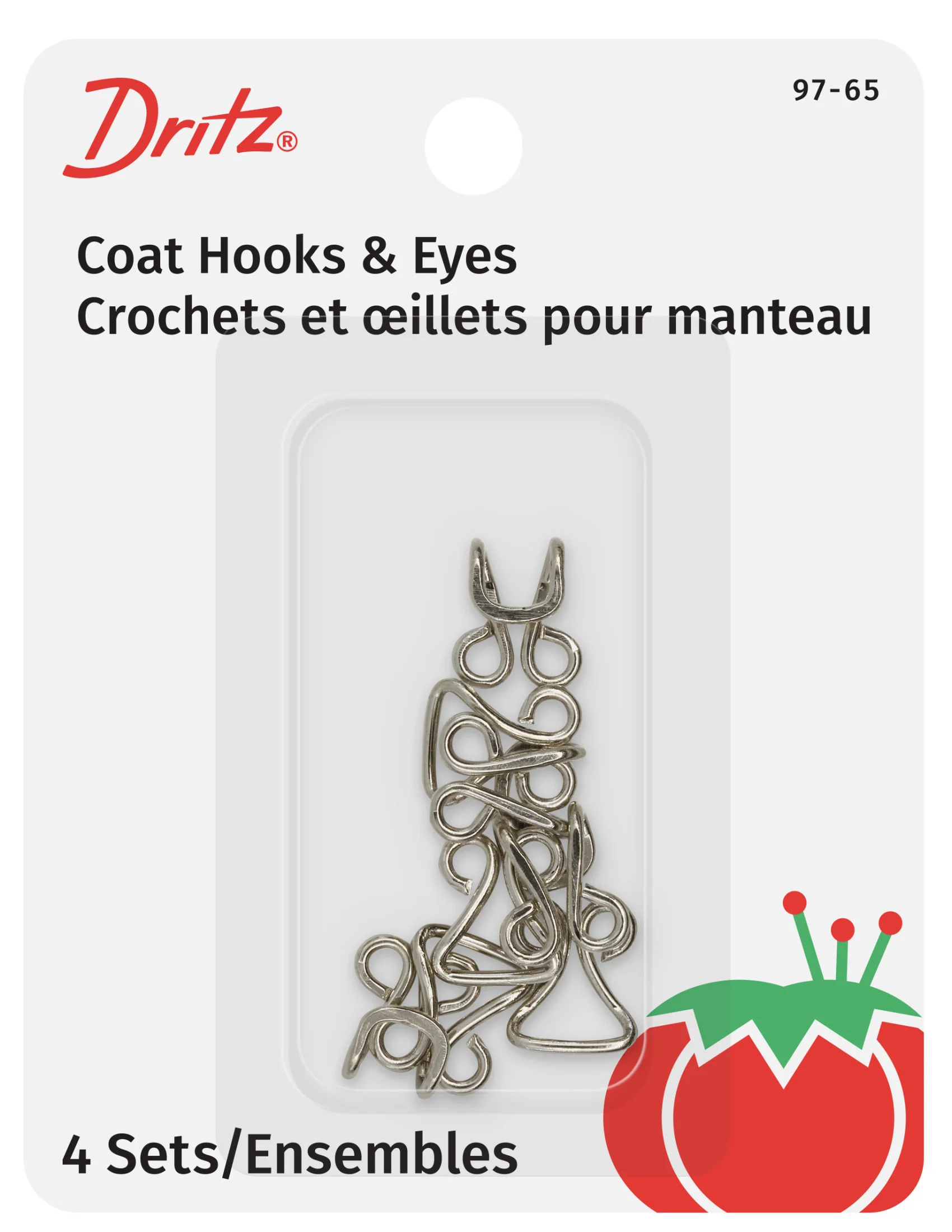 Coat Hooks & Eyes, 4 pc - Image 6