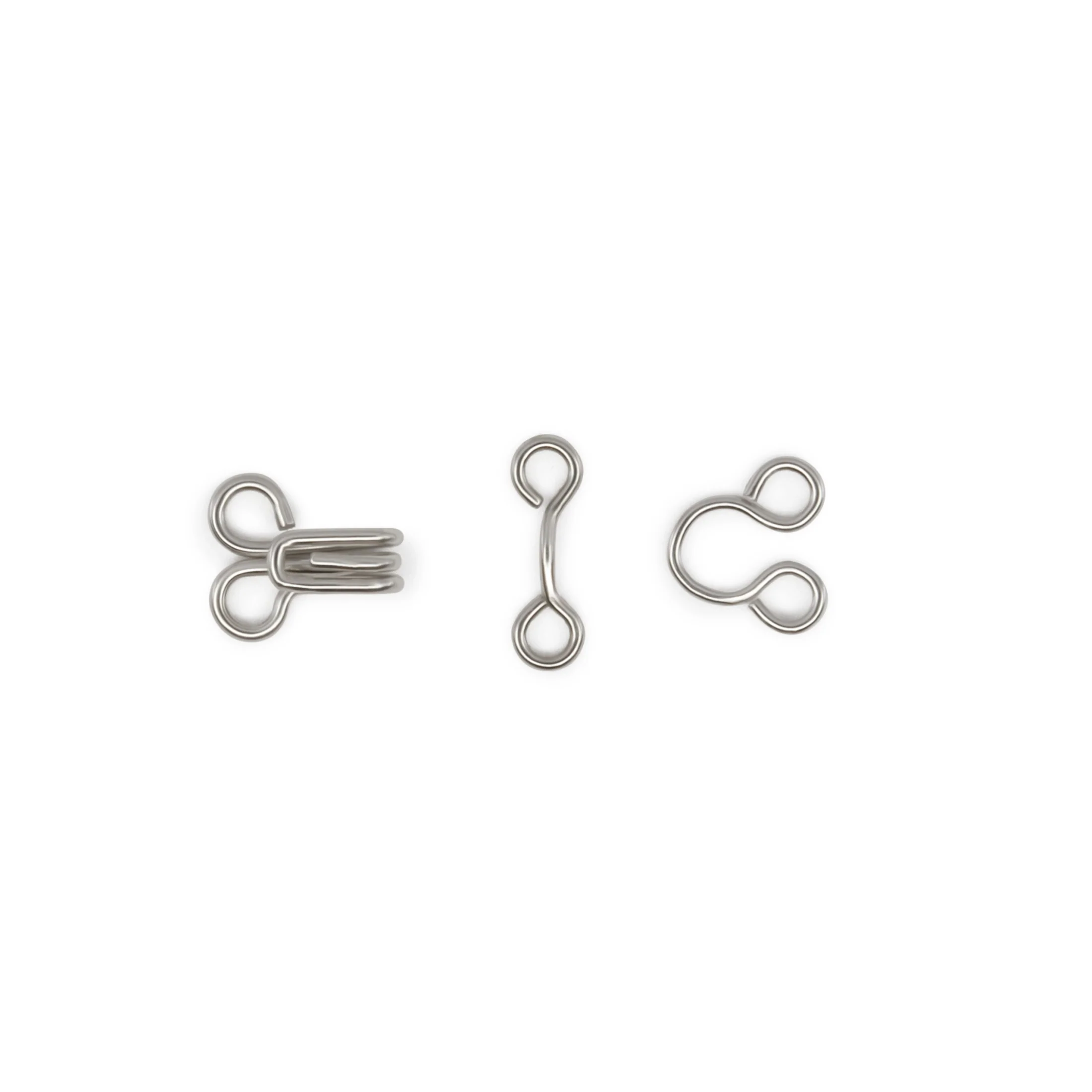 Hooks & Eyes, 14 pc, Nickel - Image 3