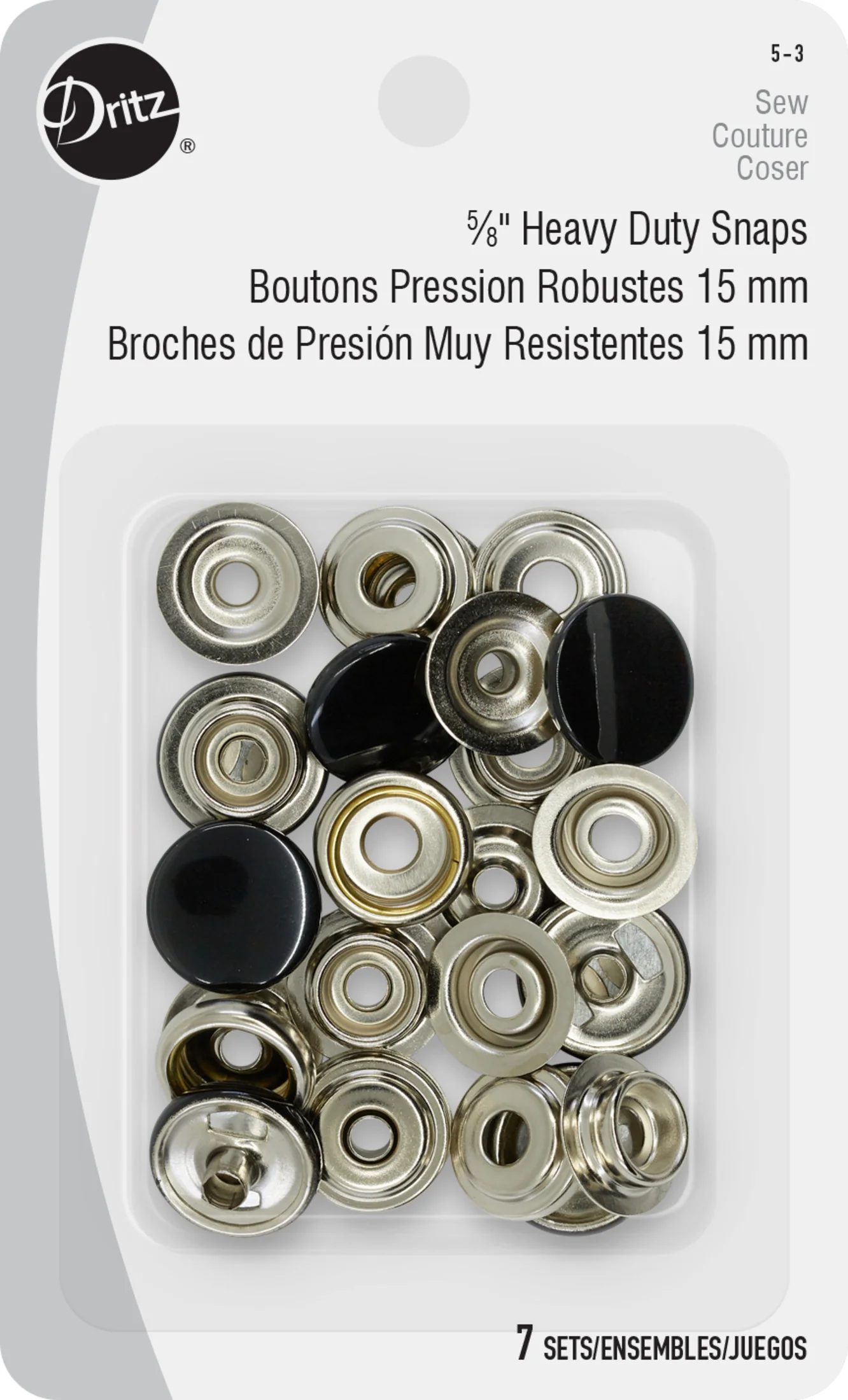 5/8" Heavy Duty Snaps, 7 Sets - Image 49
