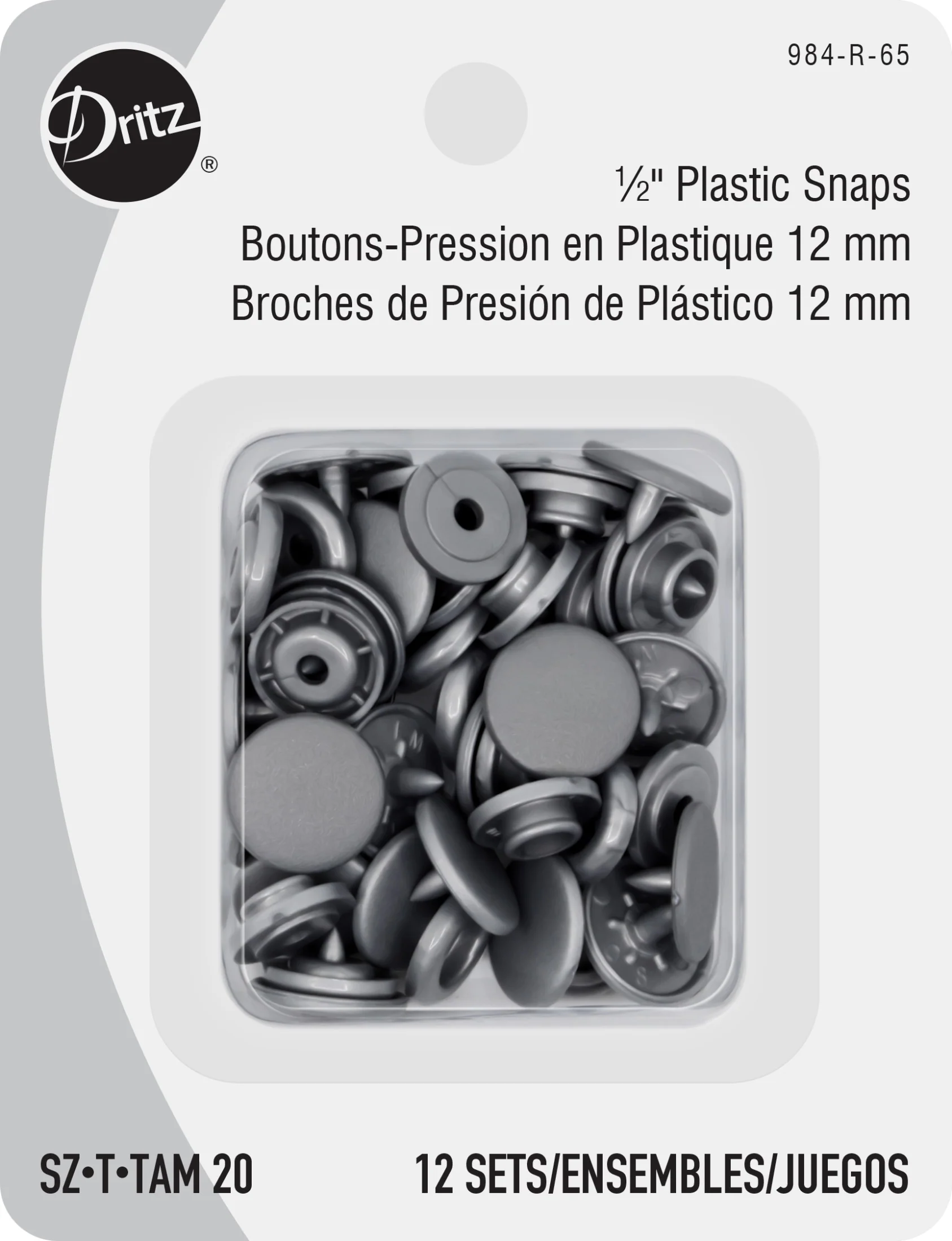 Plastic Color Snaps, 12 Sets - Image 17