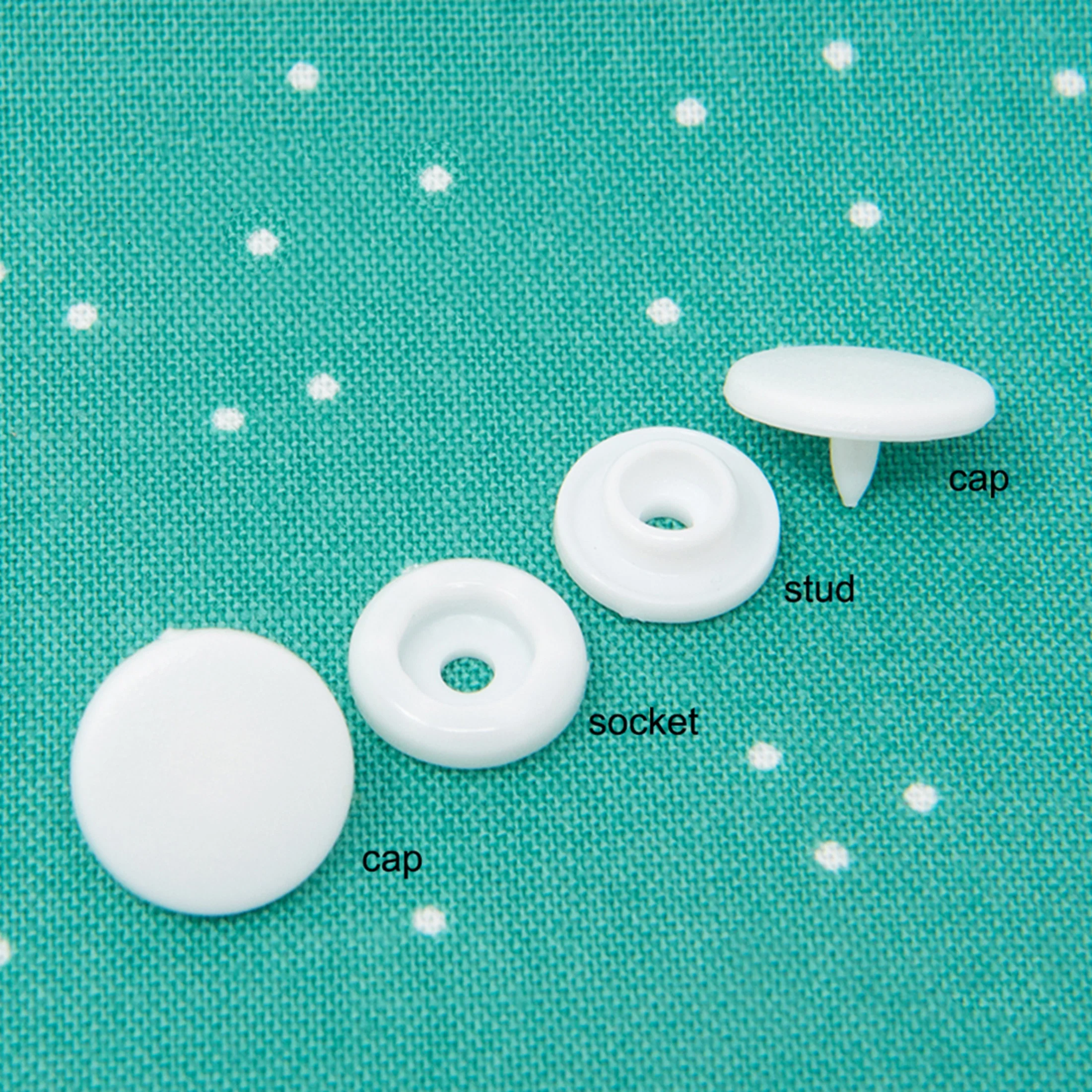 Plastic Color Snaps, 12 Sets - Image 7