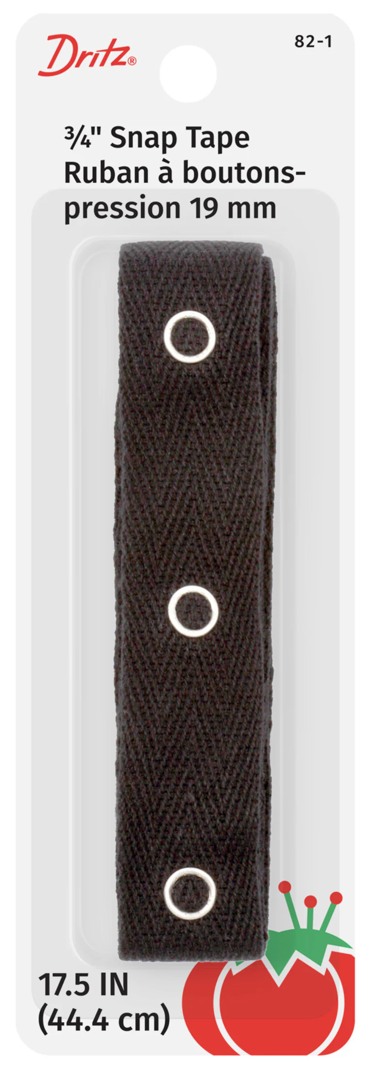 17-1/2" Snap Tape, 12 Snaps - Image 6