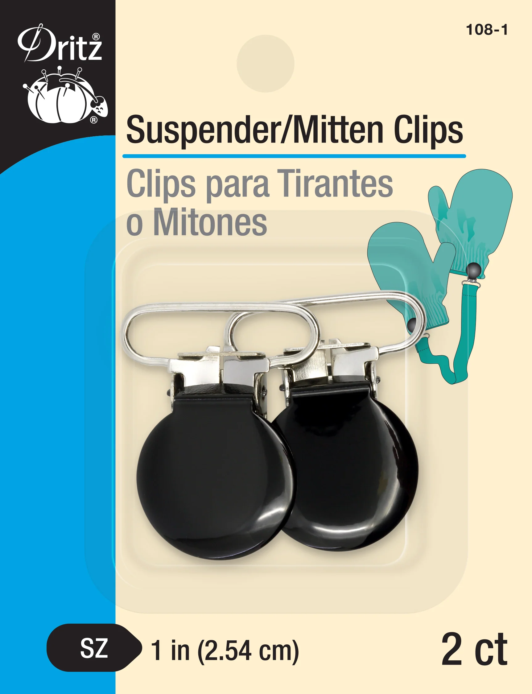 1" Suspender/Mitten Clips, 2 pc - Image 6