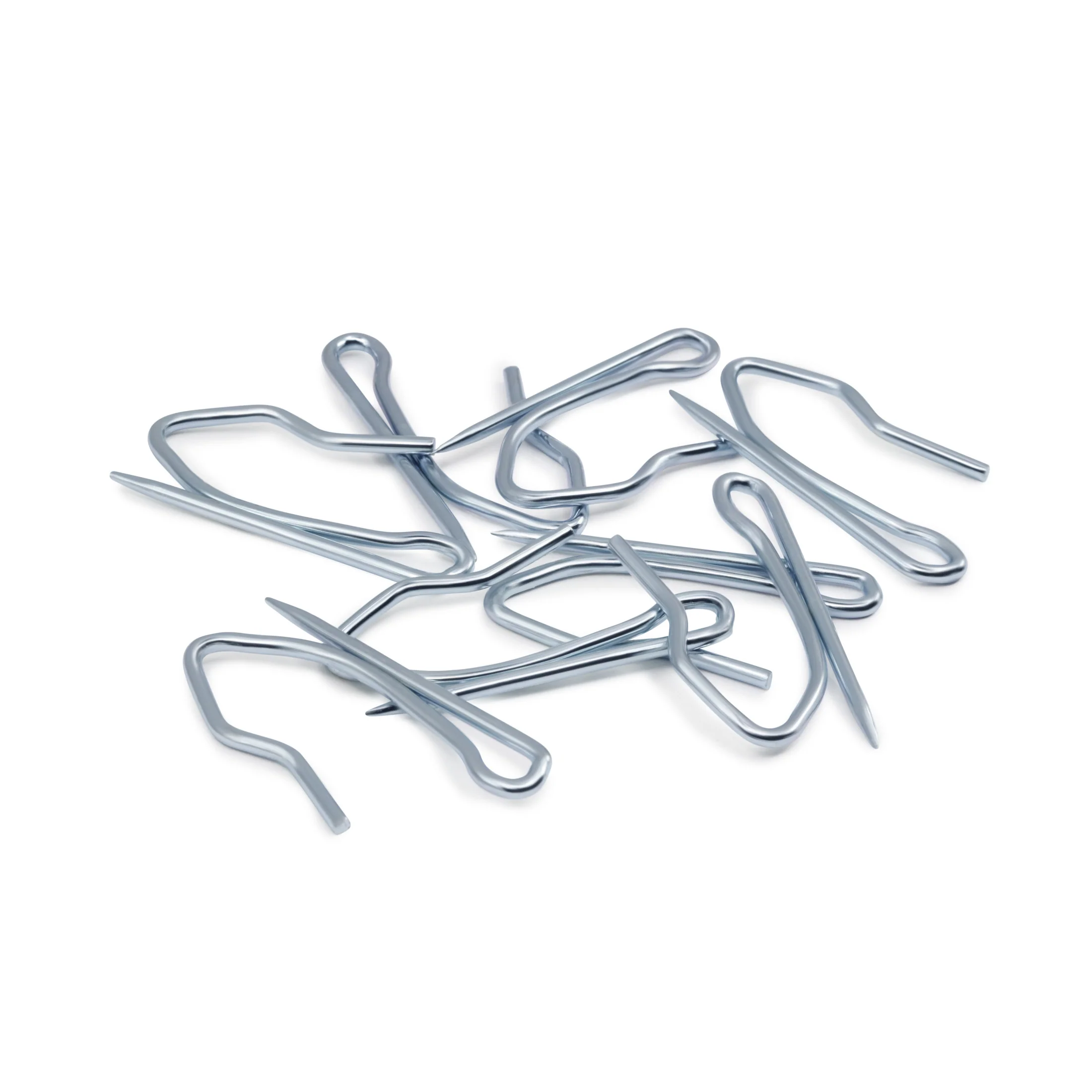 Pin-On Hooks, Silver - Image 3