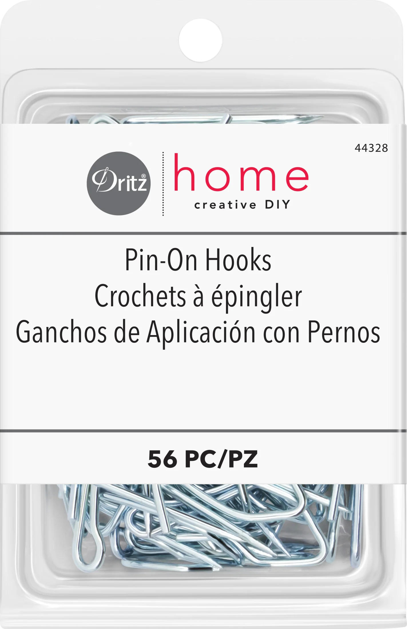 Pin-On Hooks, Silver - Image 5