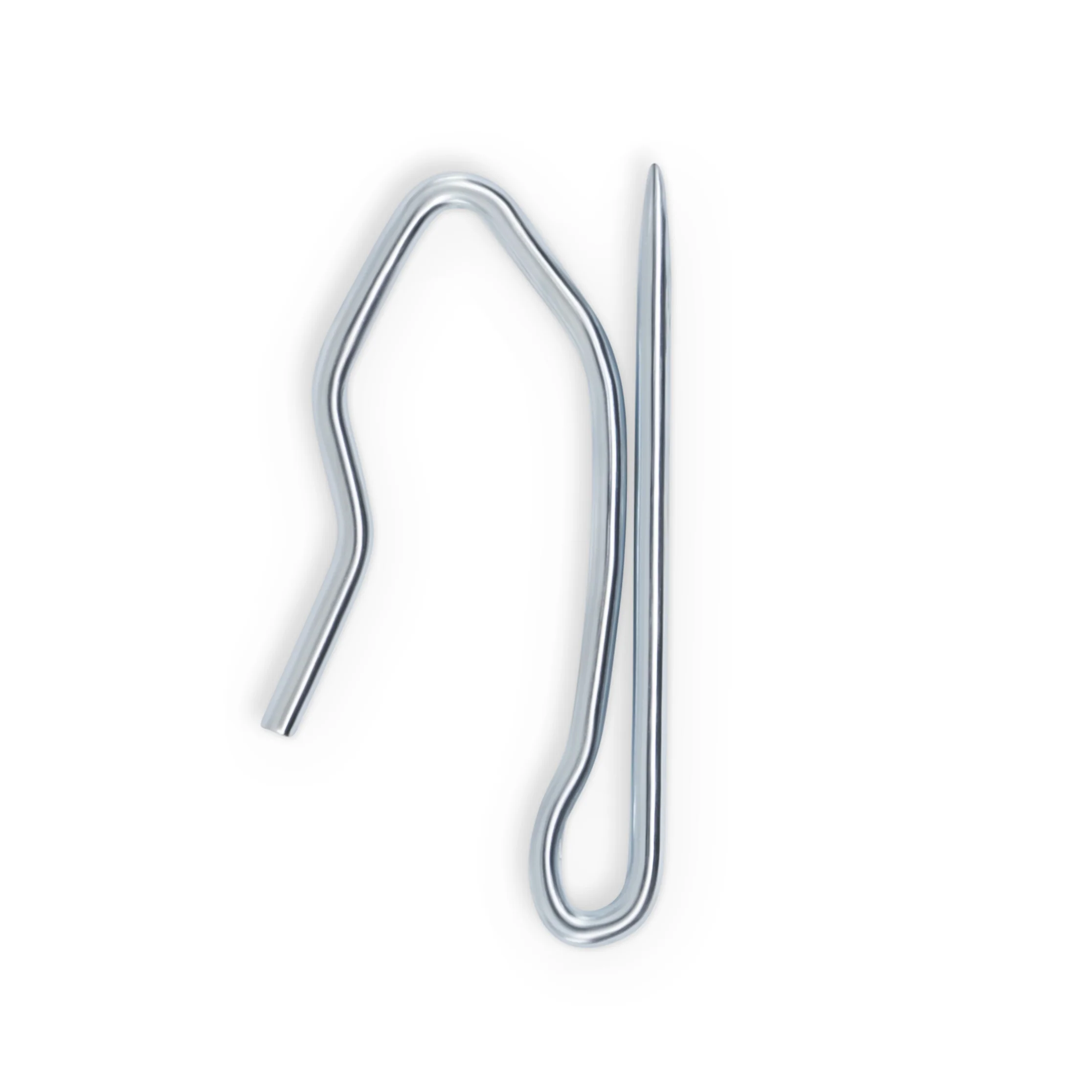 Pin-On Hooks, Silver - Image 6