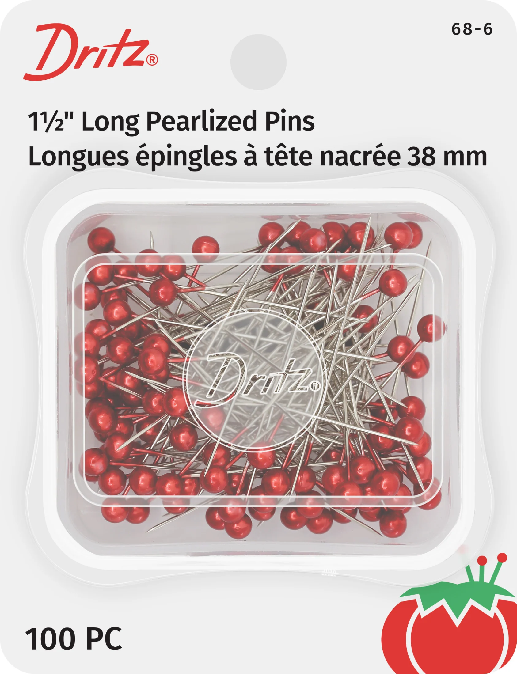 1-1/2" Long Pearlized Pins, 100 pc - Image 10