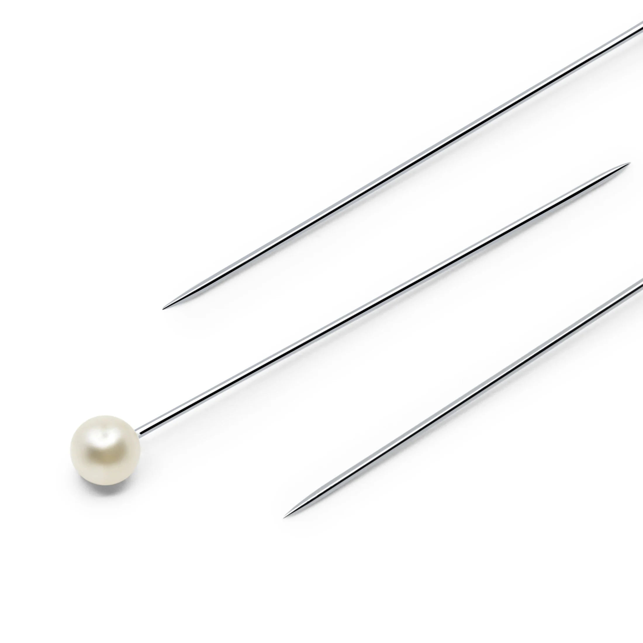 1-1/2" Long Pearlized Pins, 100 pc - Image 2