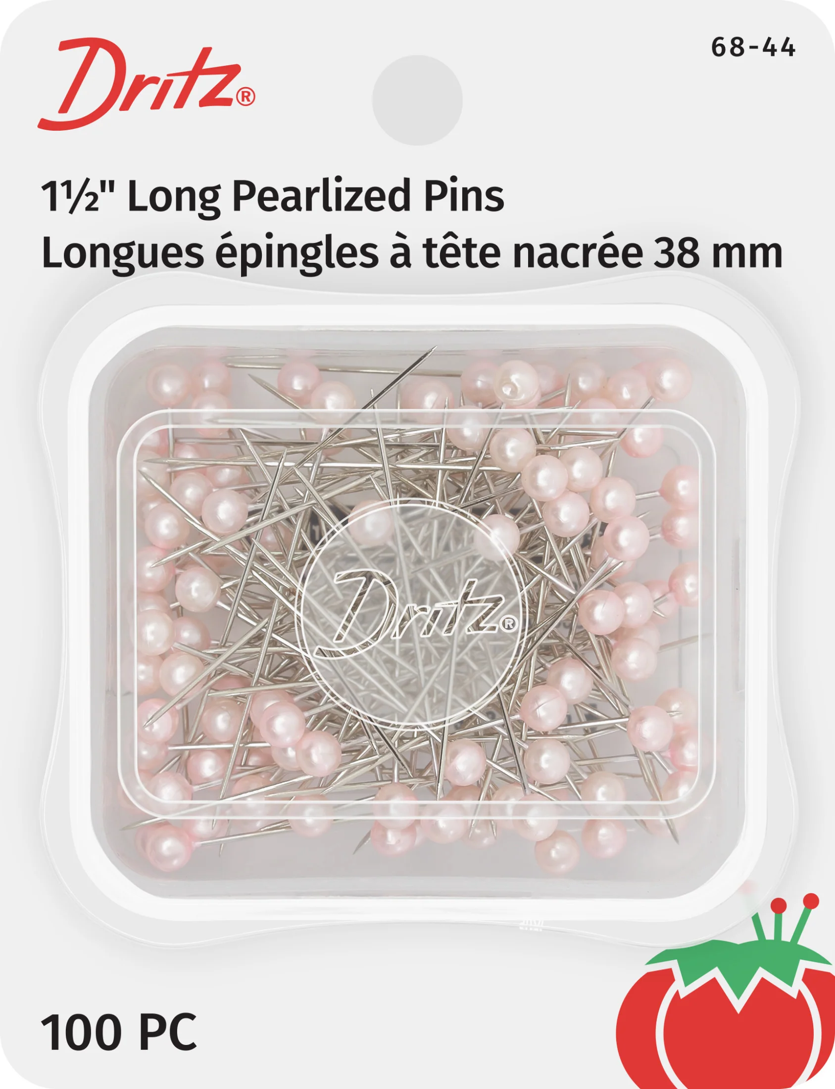 1-1/2" Long Pearlized Pins, 100 pc - Image 6