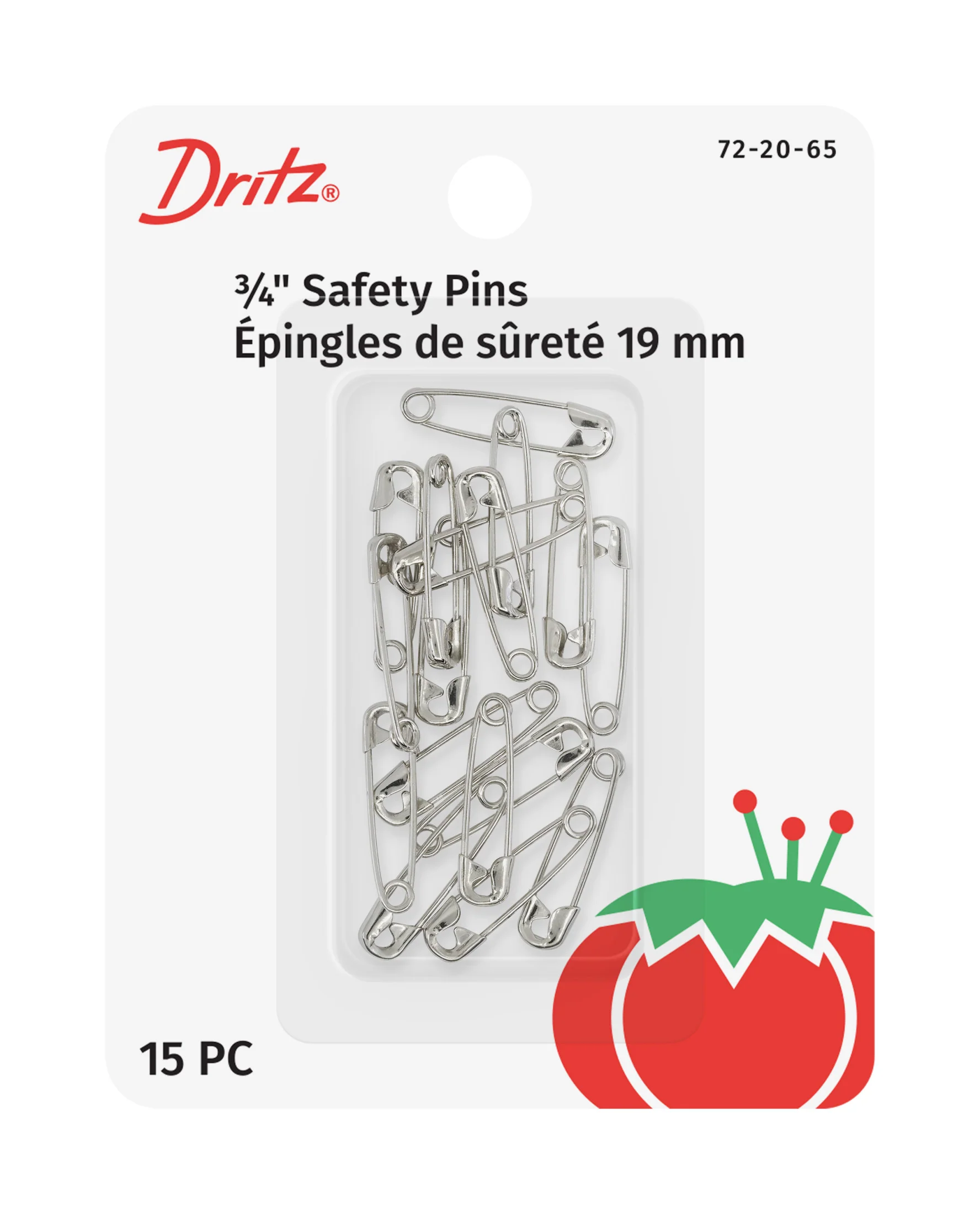 3/4" Safety Pins, 15 pc - Image 6
