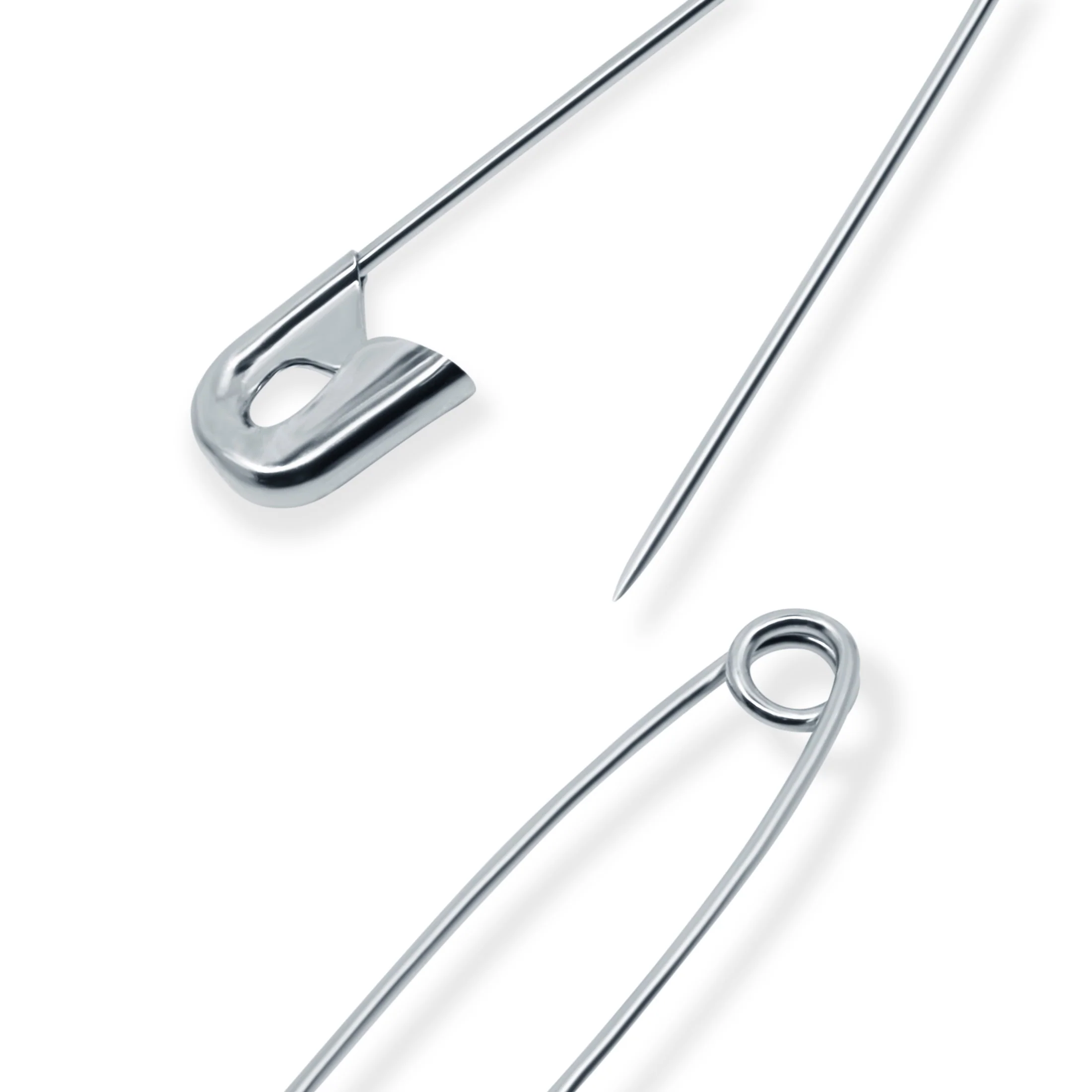 1-1/2" Safety Pins, Nickel - Image 3