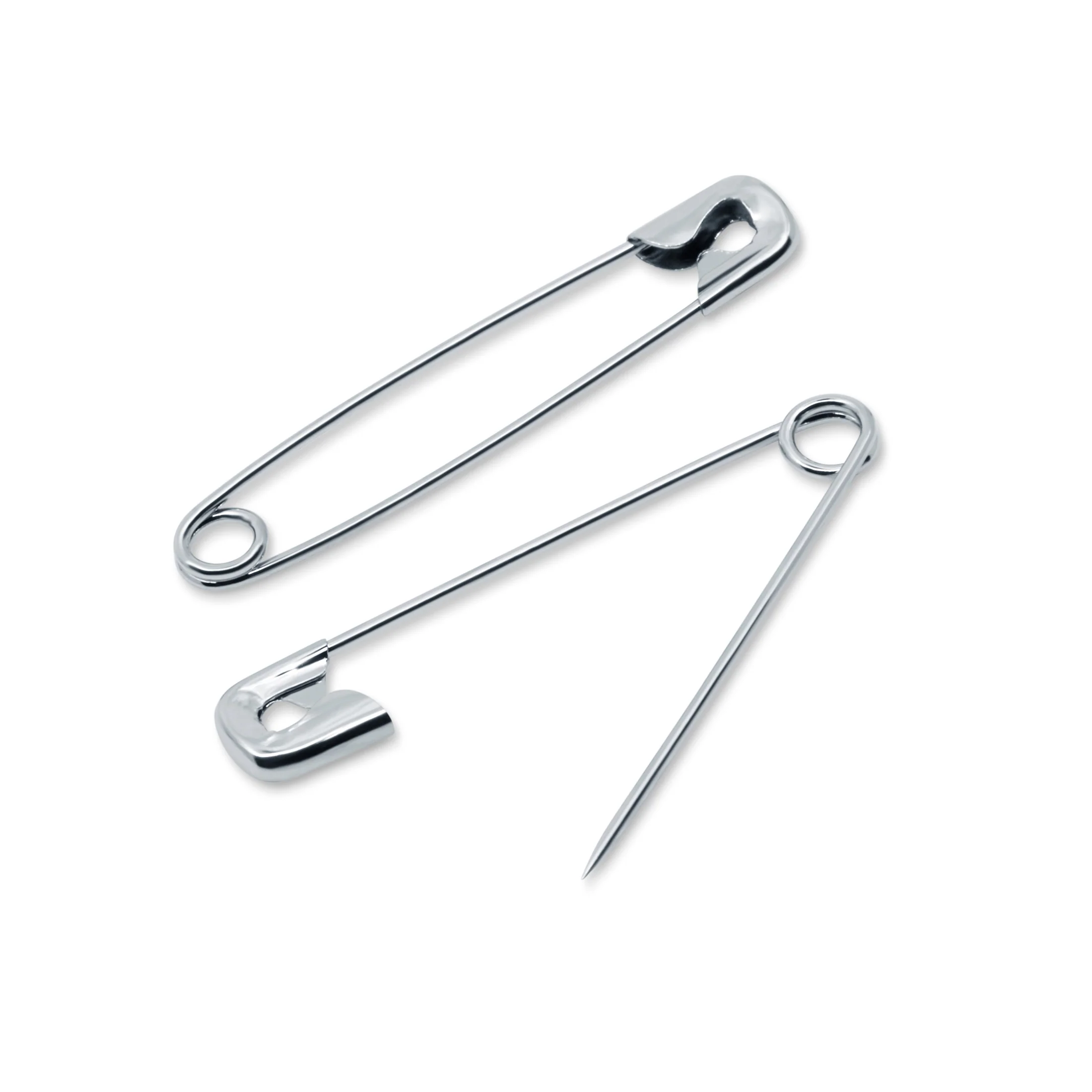 1-1/2" Safety Pins, Nickel - Image 6