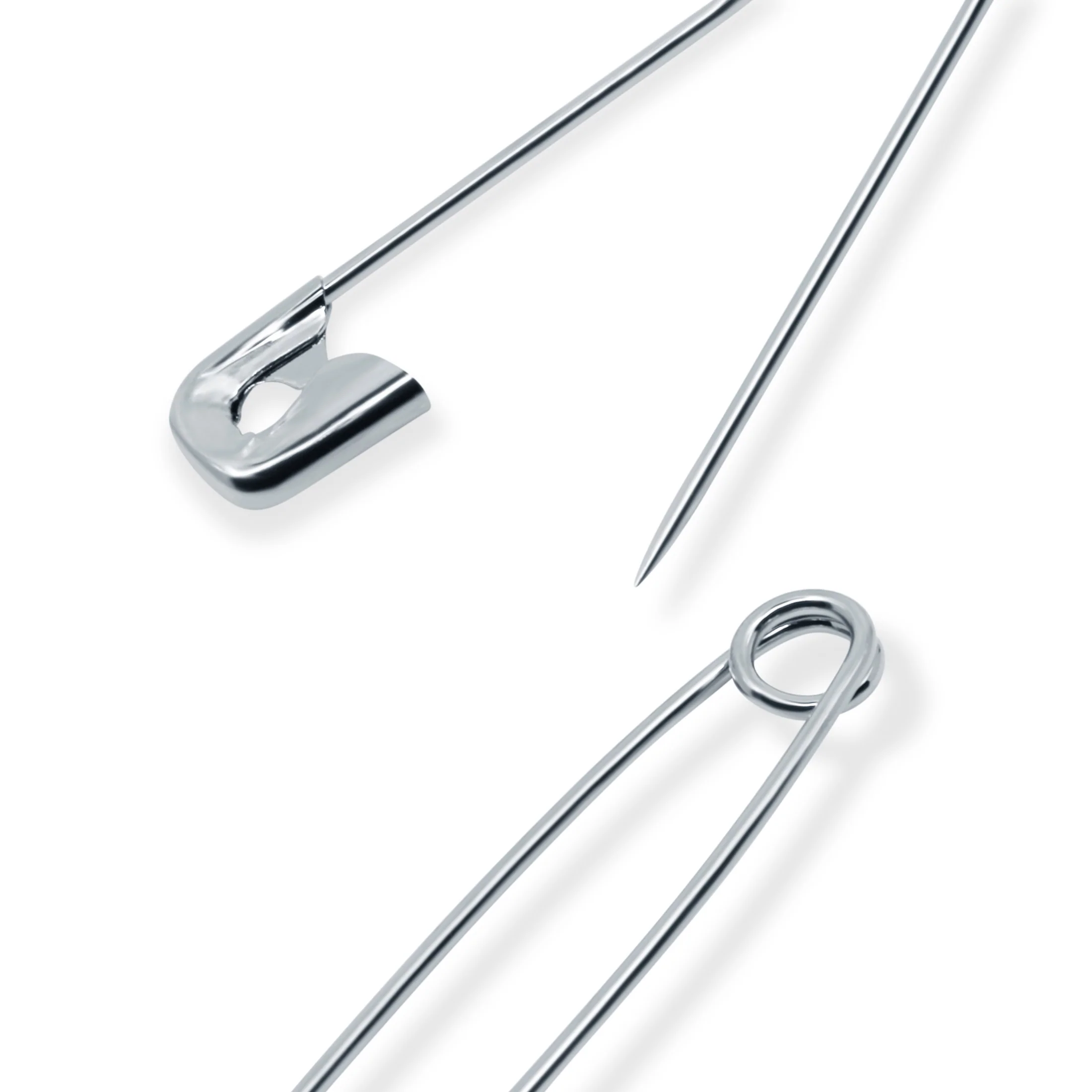 1-1/2" Safety Pins, Nickel - Image 7