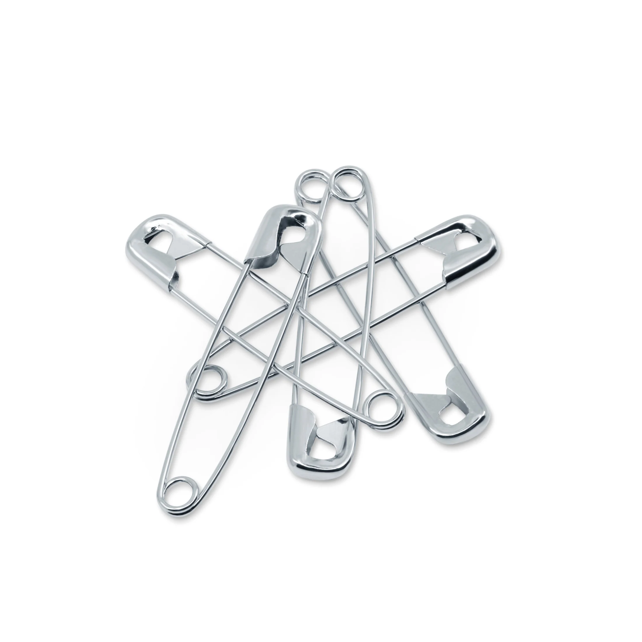 2" Safety Pins, Nickel - Image 4