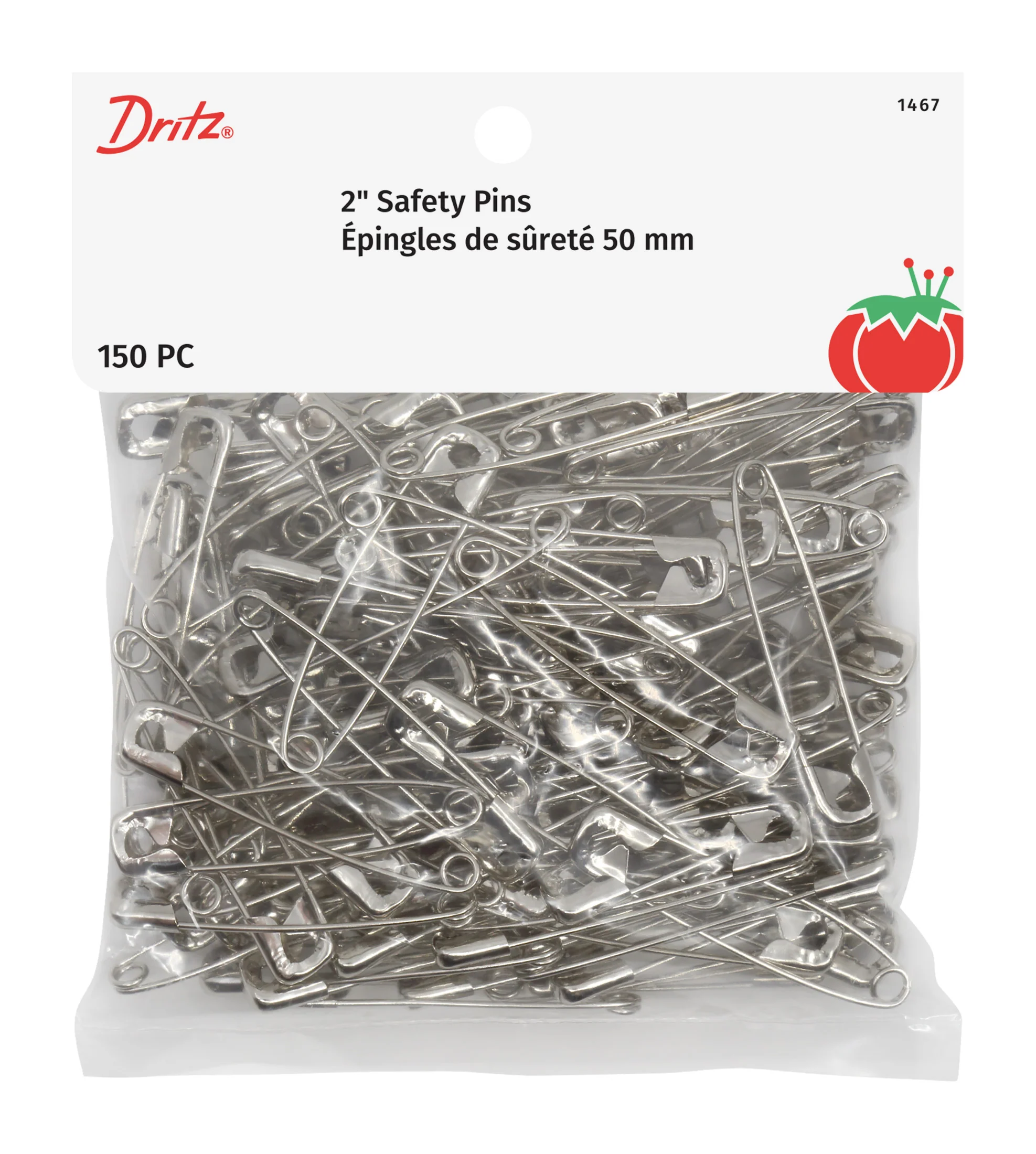 2" Safety Pins, Nickel - Image 5