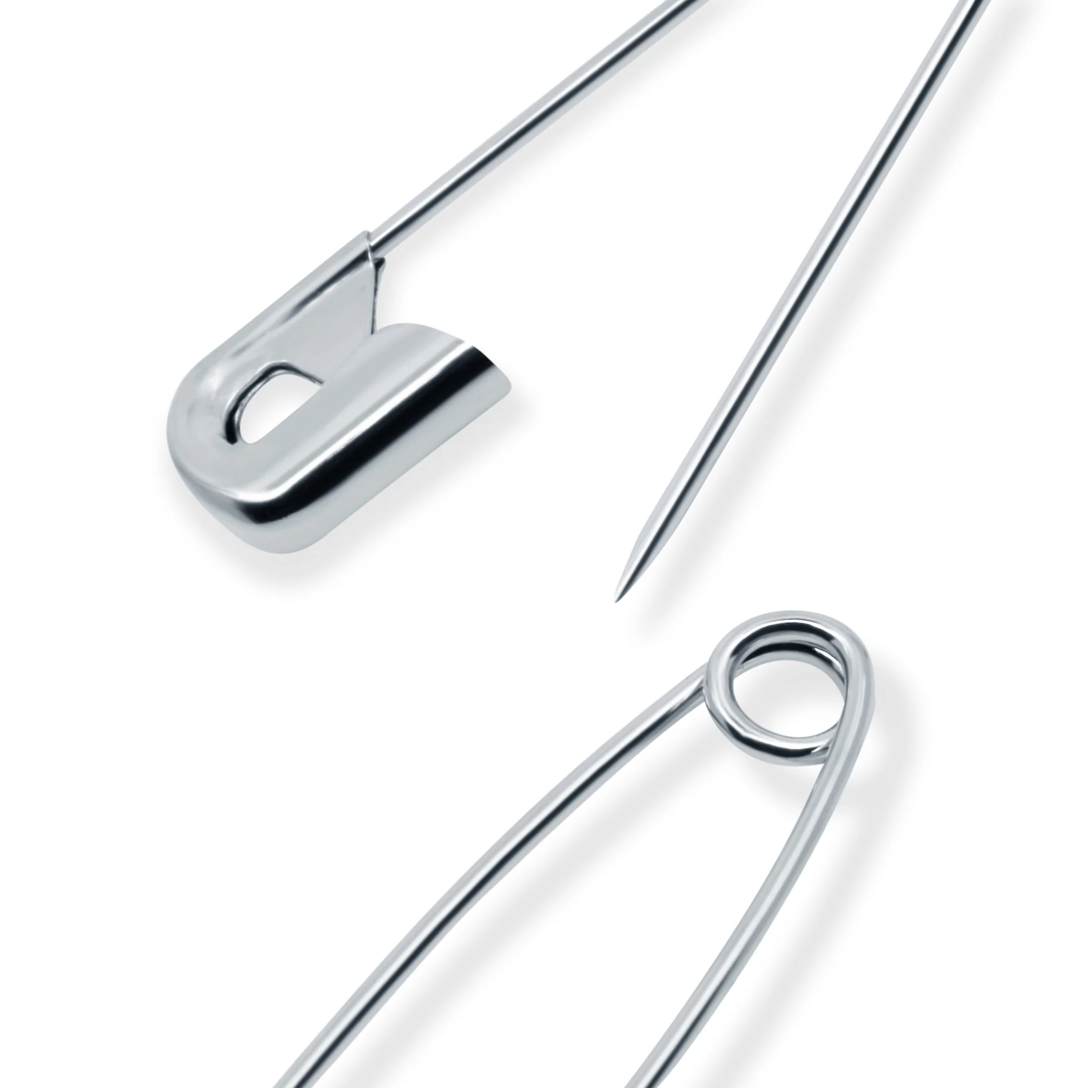 2" Safety Pins, Nickel - Image 7