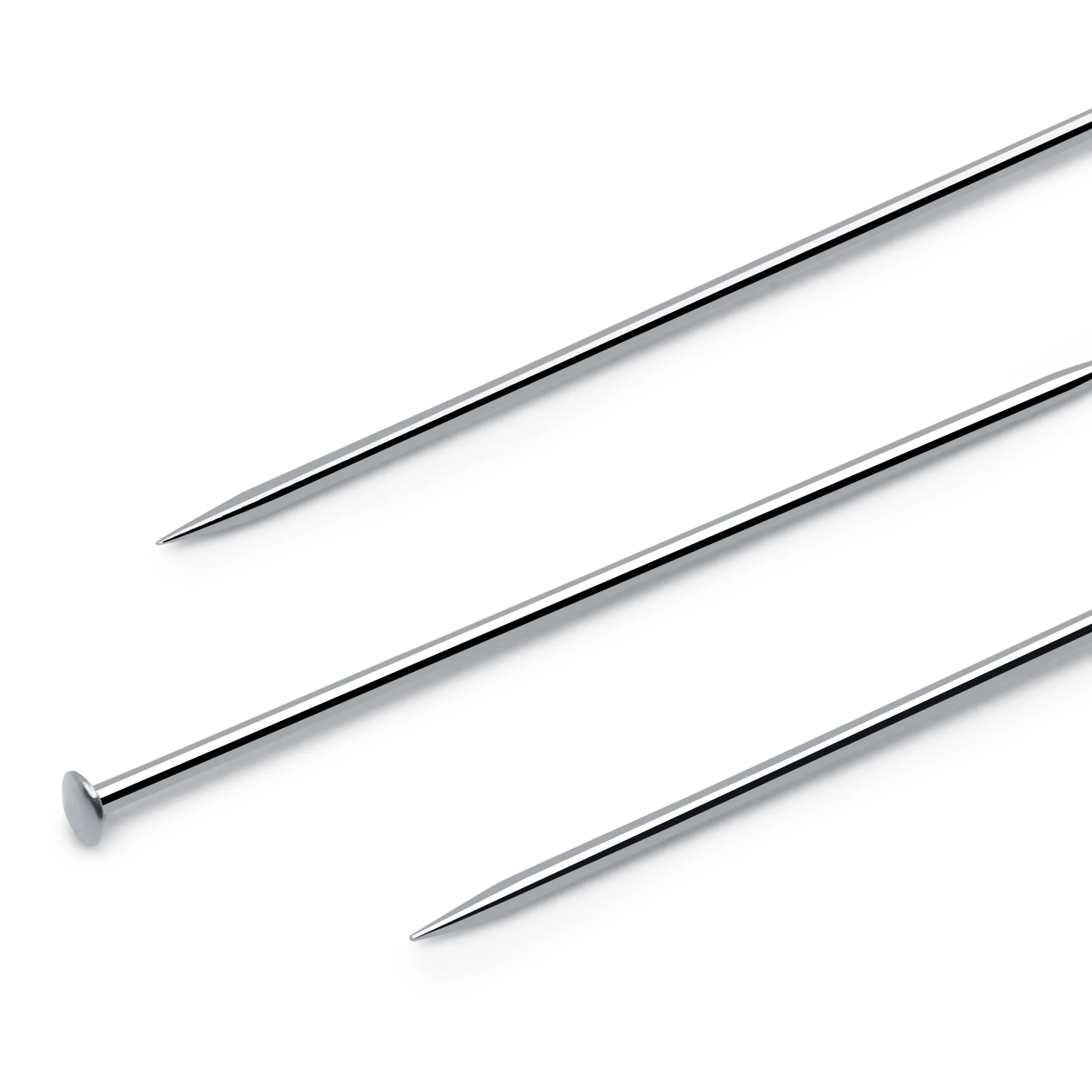 1-1/16" Satin Pins, Nickel - Image 5