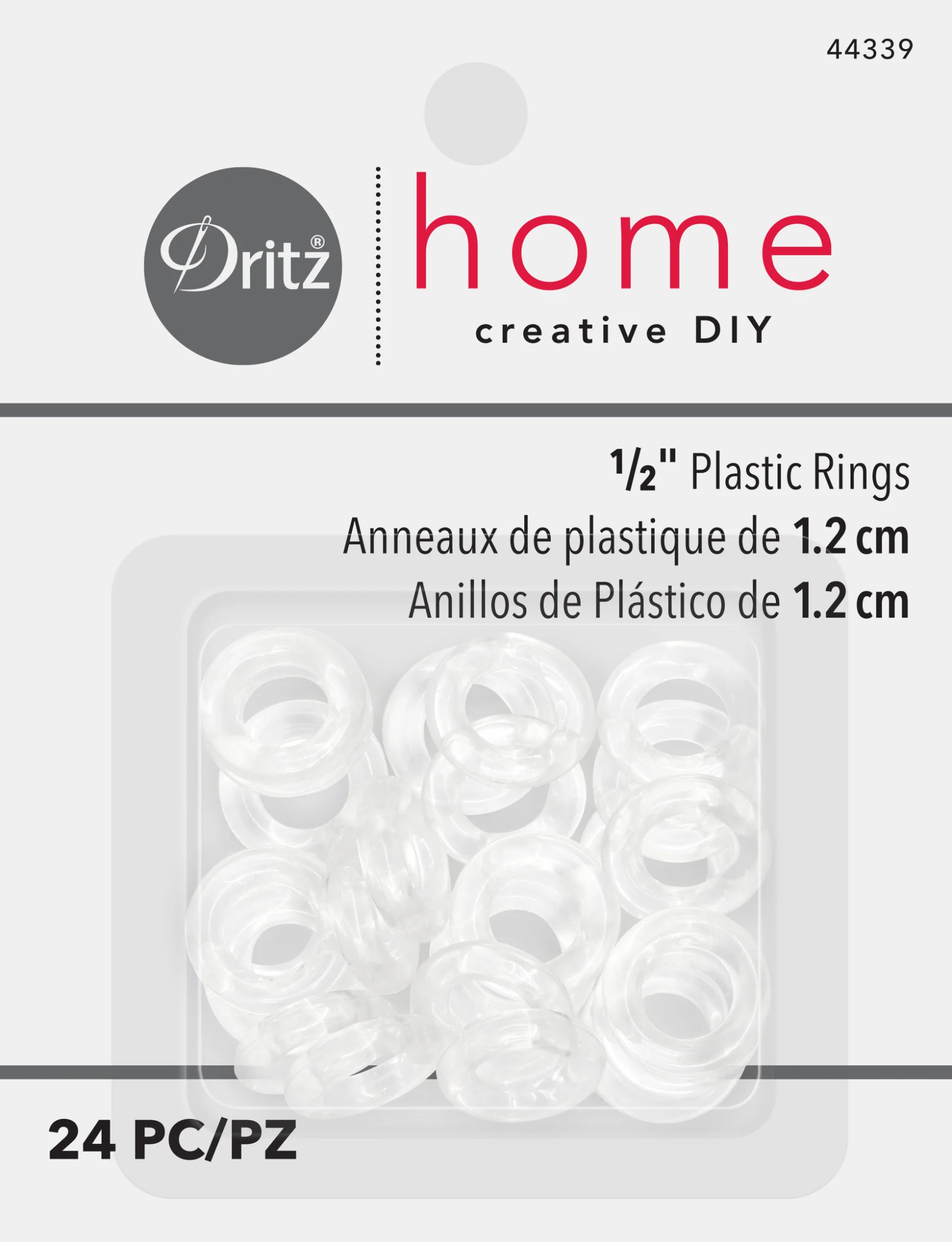 1/2" Plastic Rings, 24 pc - Image 6