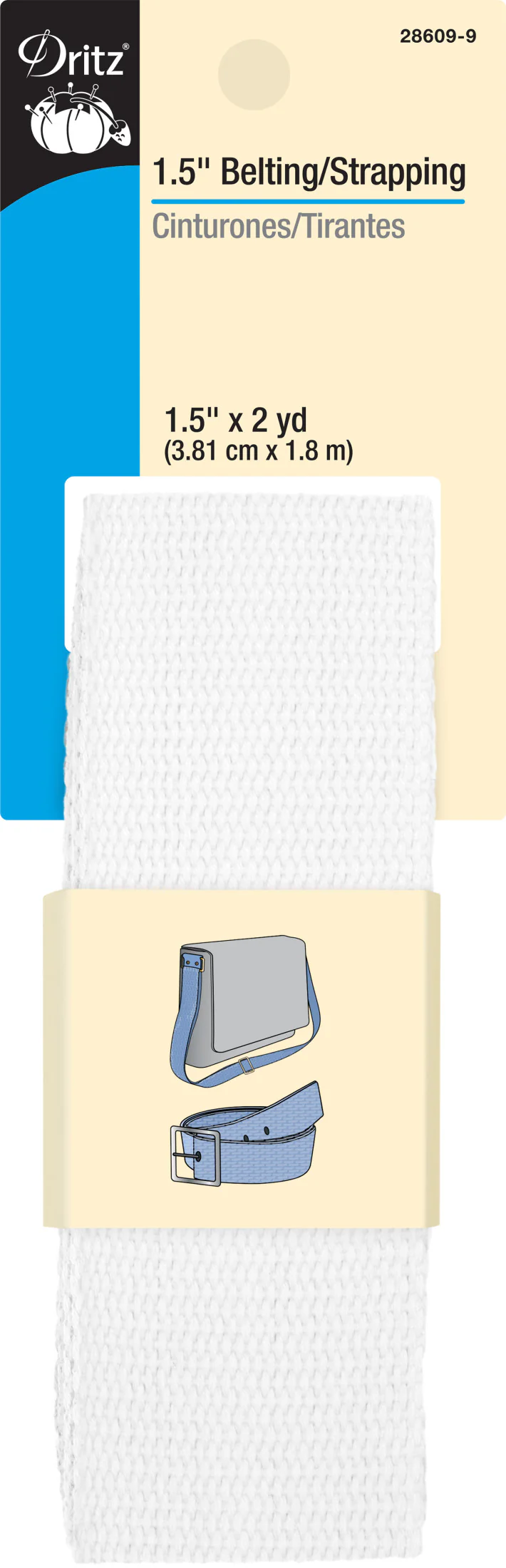1-1/2" Polyester Belting & Strapping, 2 yd