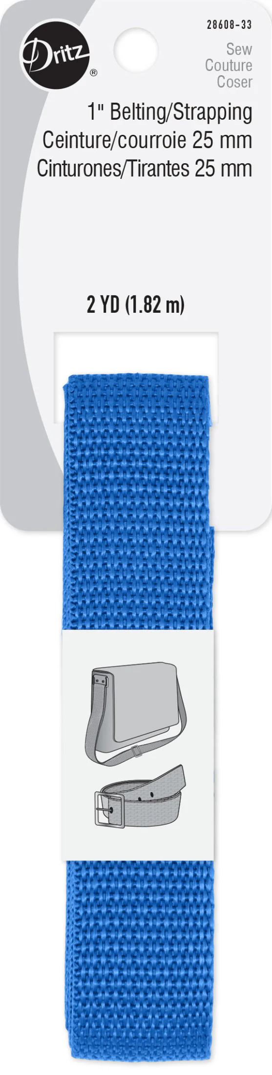 1" Polypro Belting & Strapping, 2 yd - Image 10