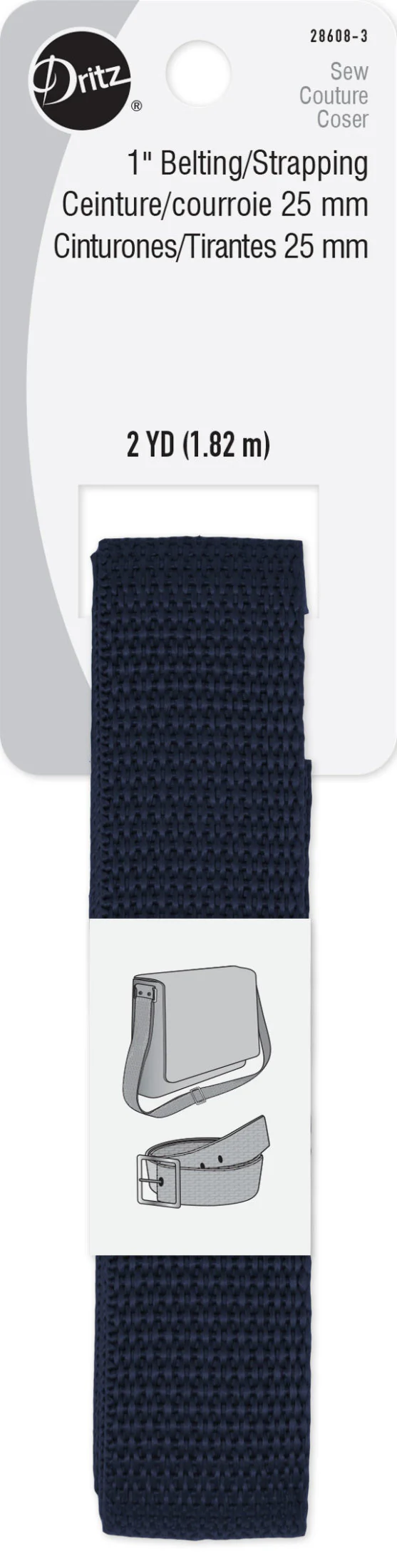 1" Polypro Belting & Strapping, 2 yd - Image 13