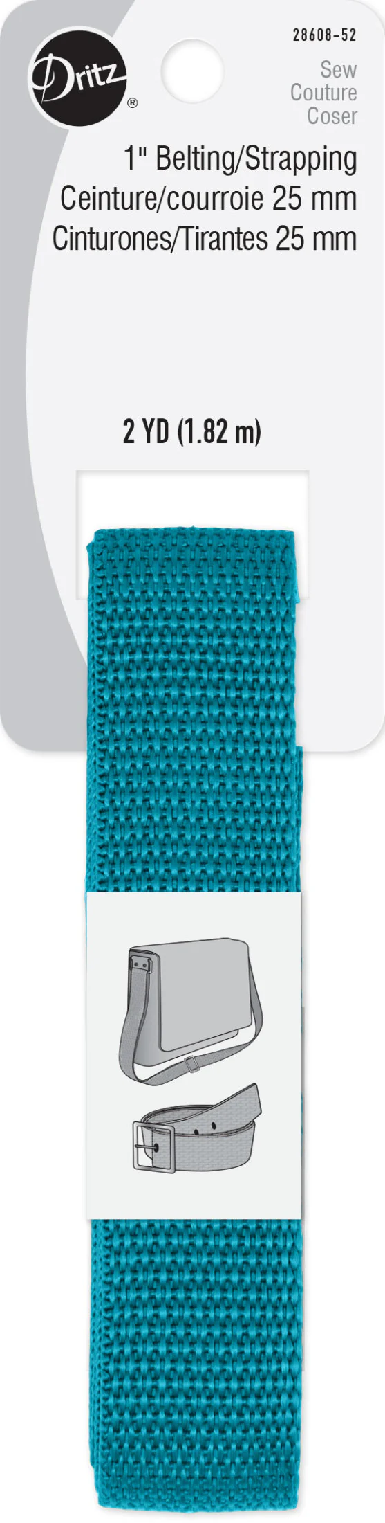 1" Polypro Belting & Strapping, 2 yd - Image 16
