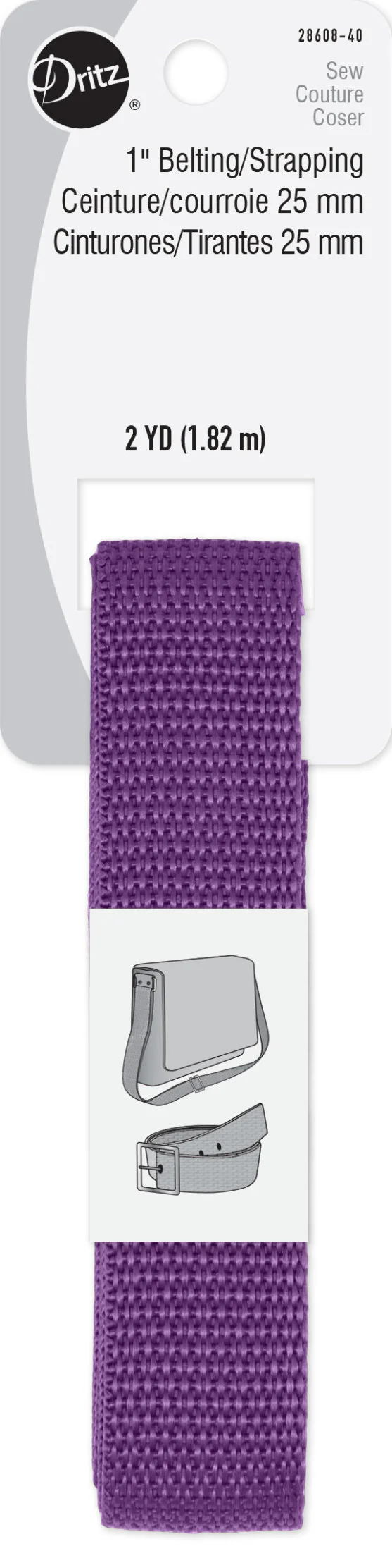 1" Polypro Belting & Strapping, 2 yd - Image 20