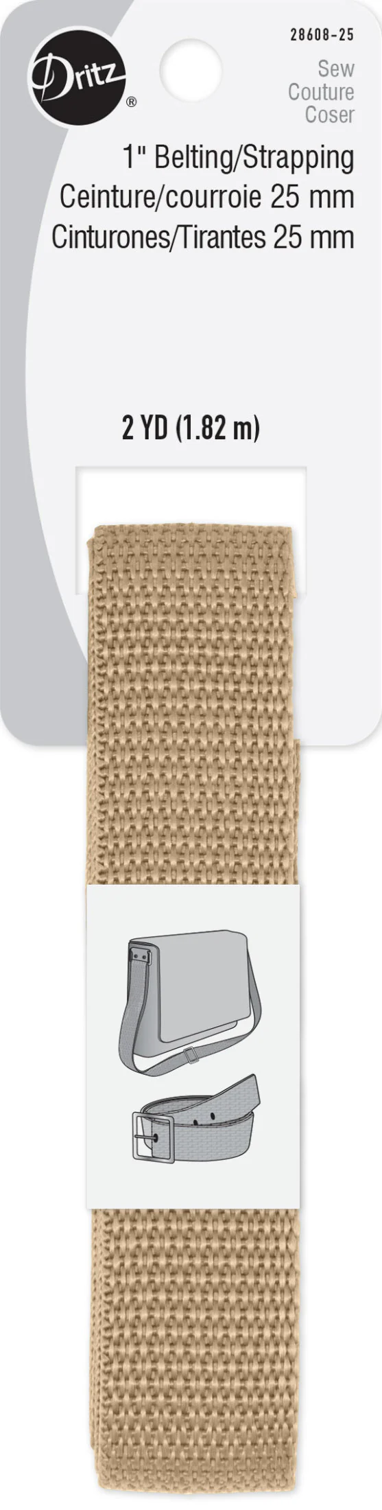 1" Polypro Belting & Strapping, 2 yd - Image 23