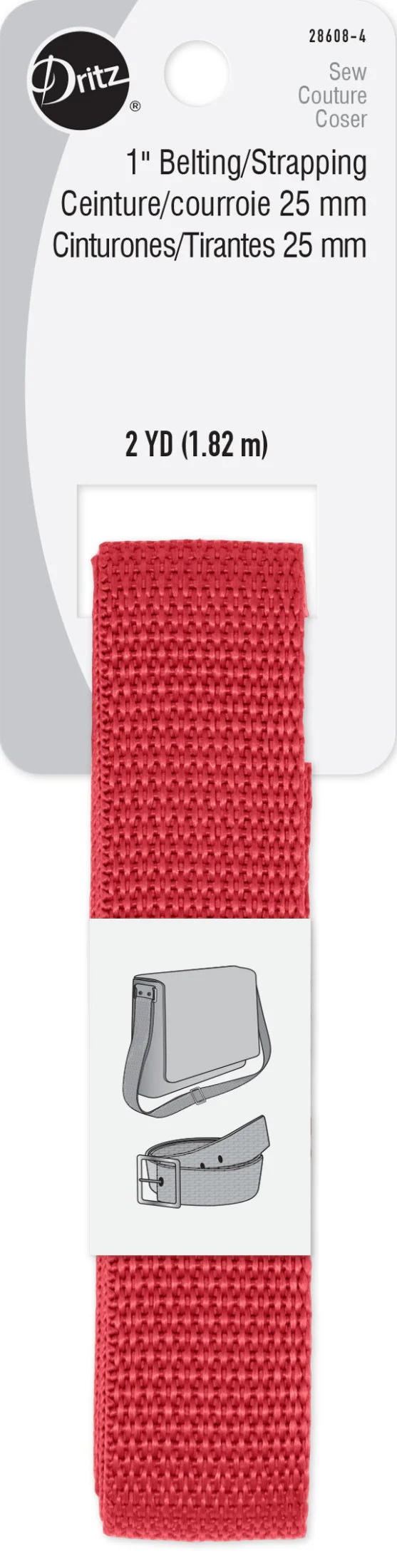 1" Polypro Belting & Strapping, 2 yd - Image 4