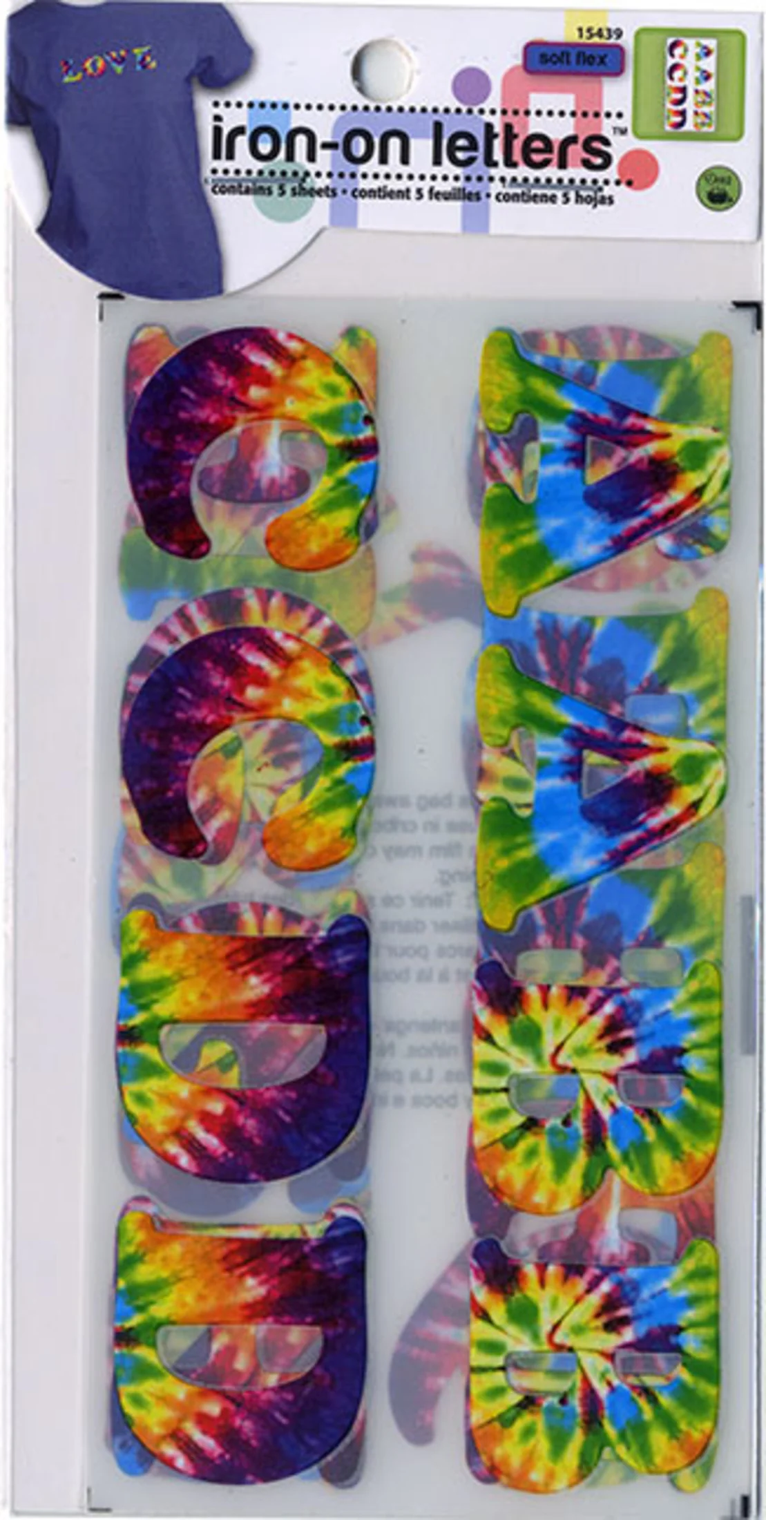 Soft Flex Iron-on Letters, 5 Sheets - Image 5