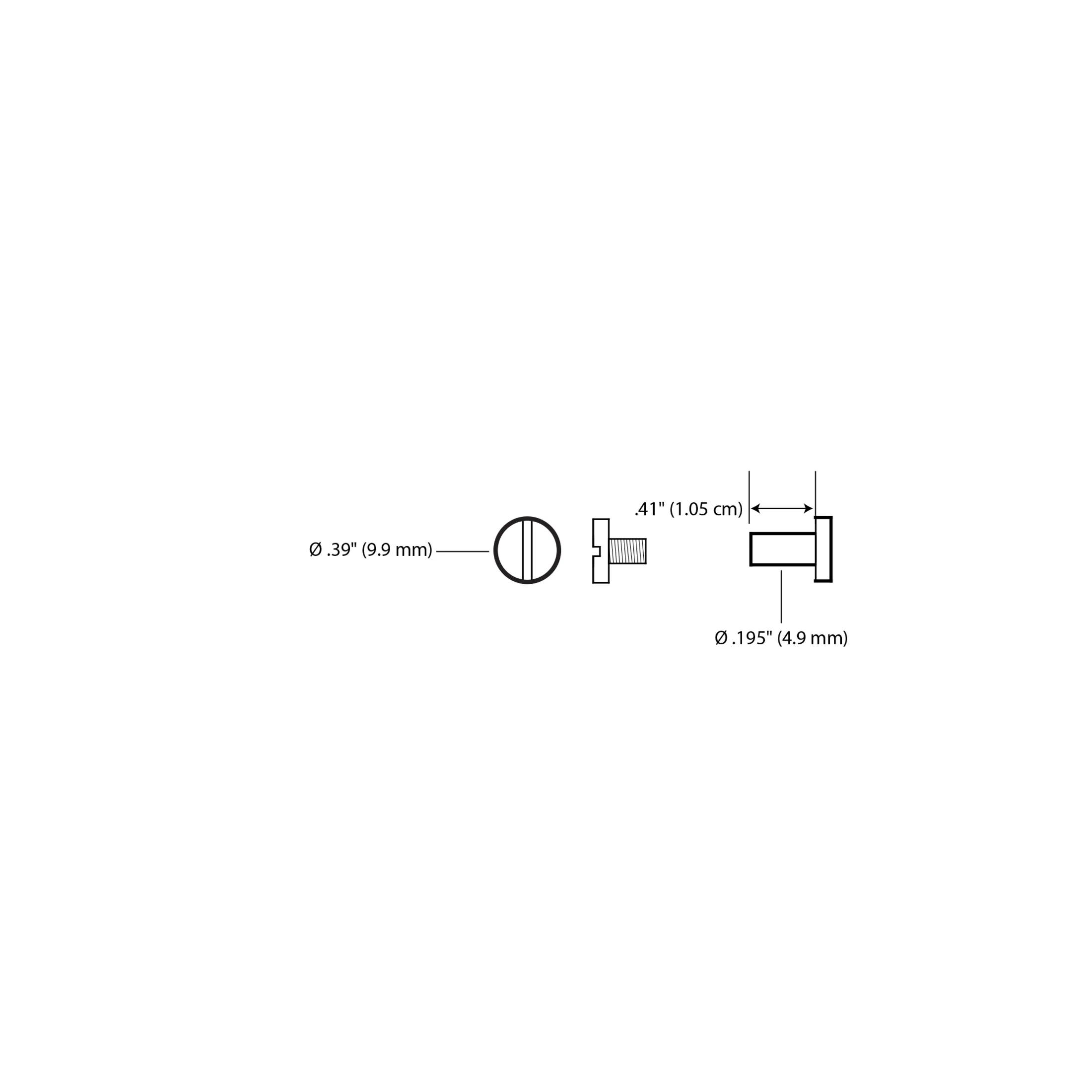 Short Post Chicago Screws, 3 pc - Image 10