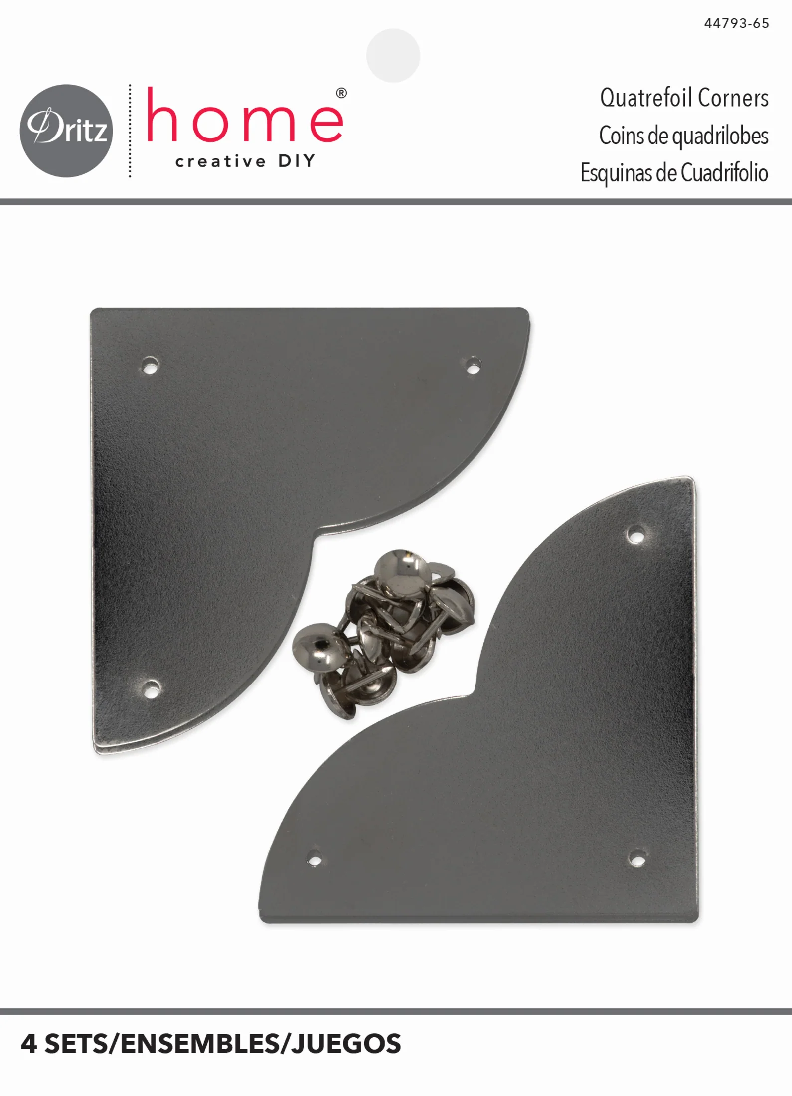 Smooth Quatrefoil Corners, Large, 4 pc - Image 14