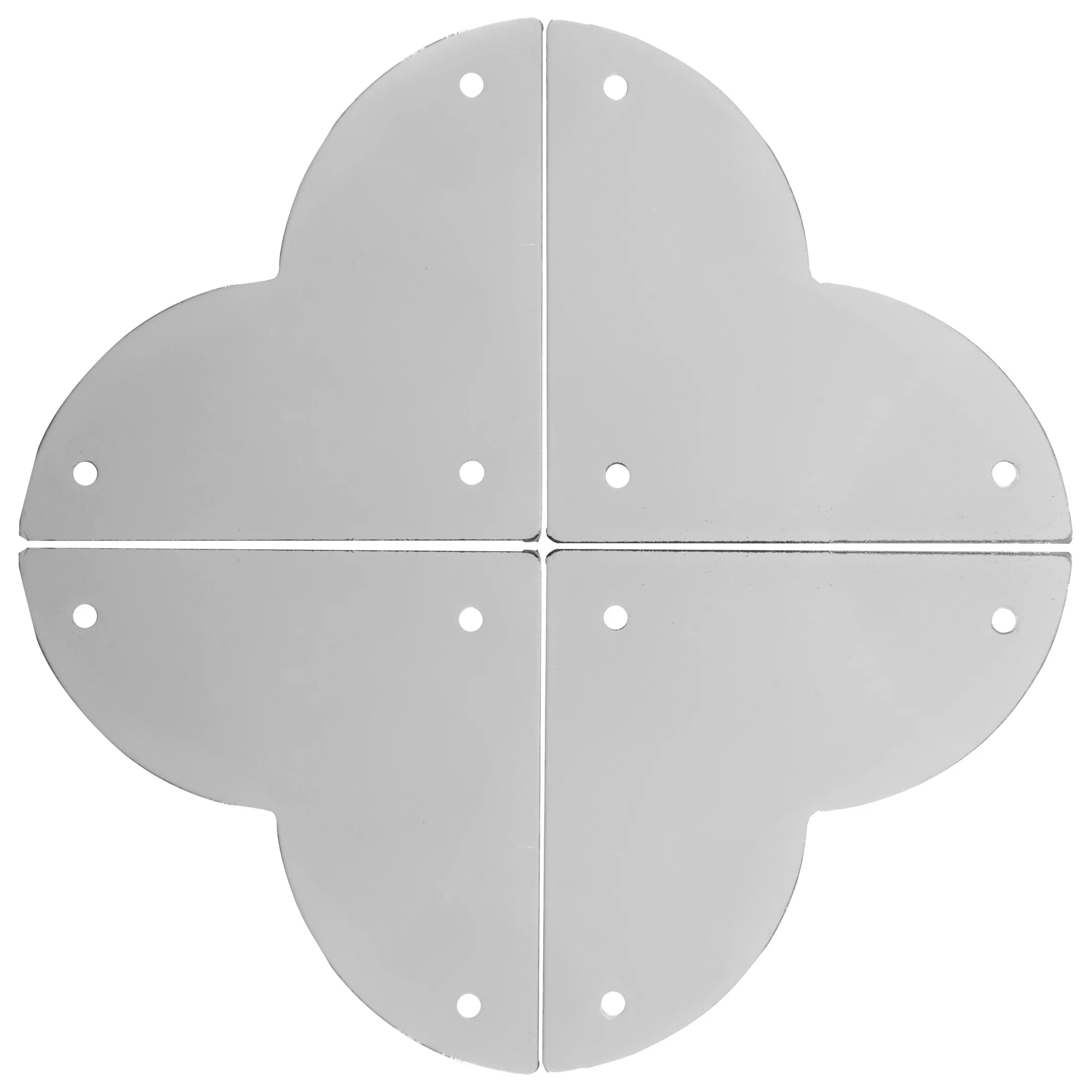 Smooth Quatrefoil Corners, Large, 4 pc - Image 17